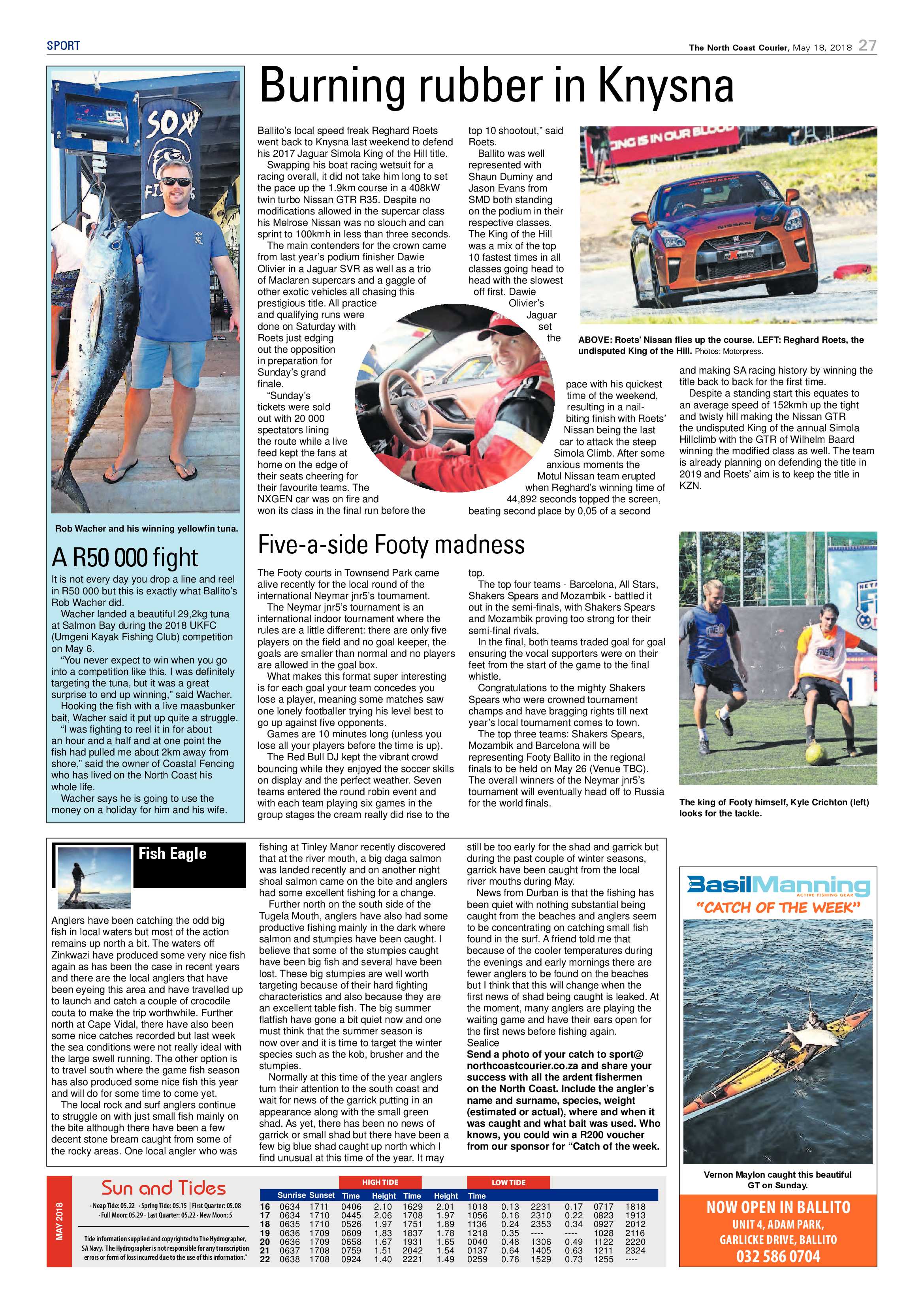 The North Coast Courier – 18 May 2018 page 27