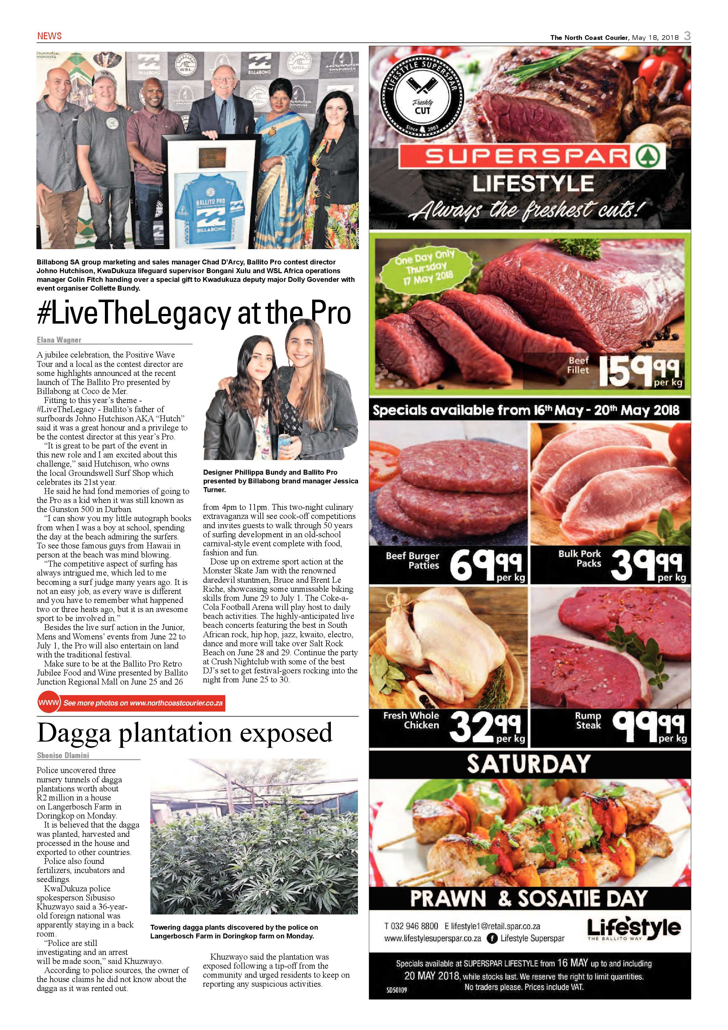 The North Coast Courier – 18 May 2018 page 3