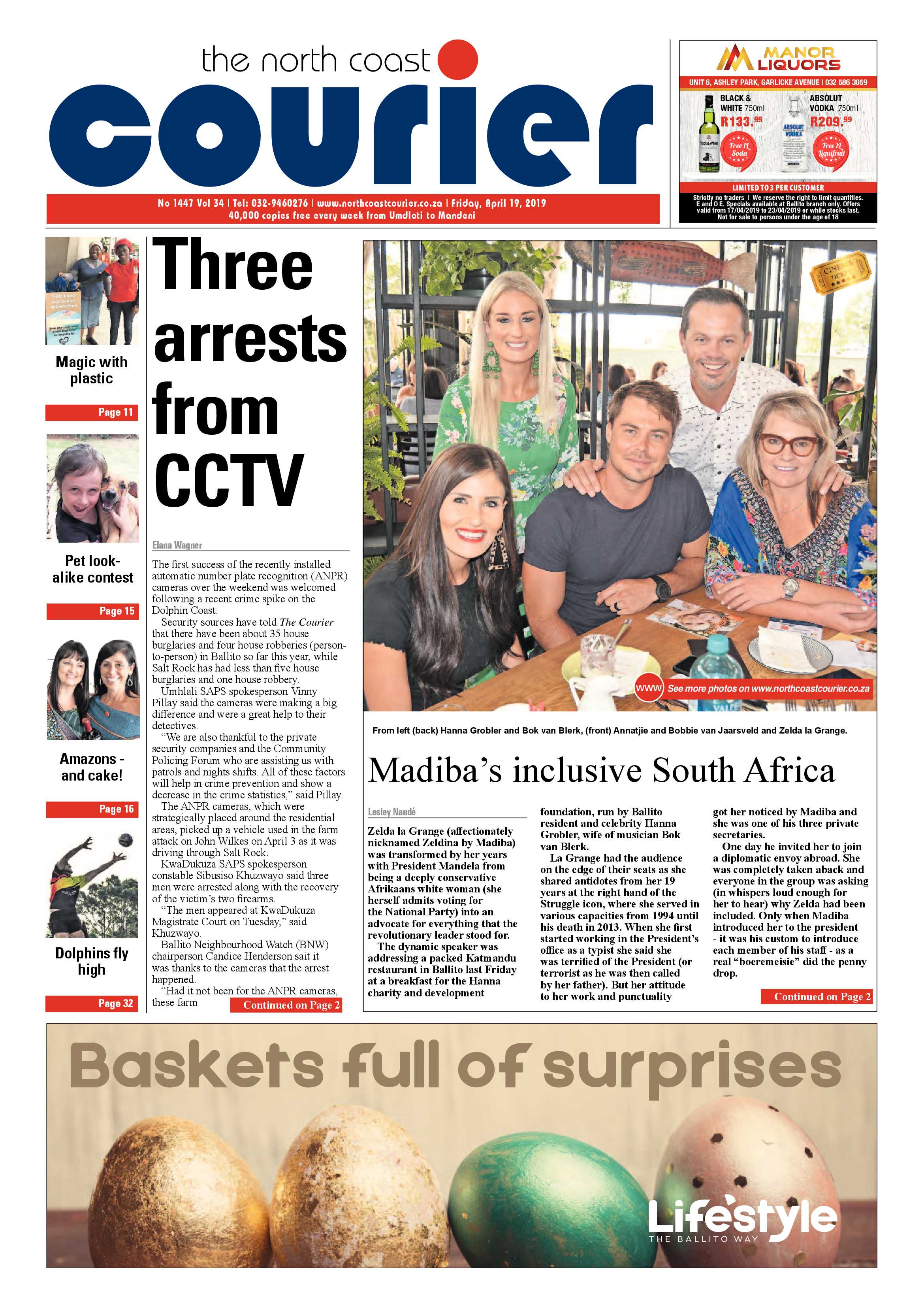 The North Coast Courier – 19 April 2019 page 1