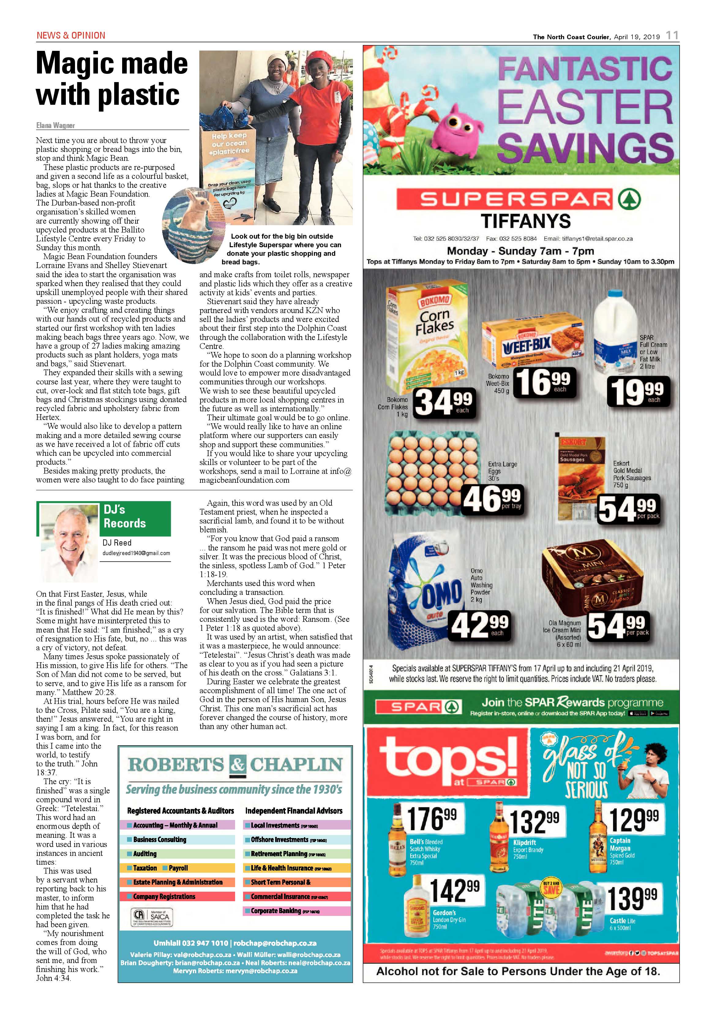 The North Coast Courier – 19 April 2019 page 11