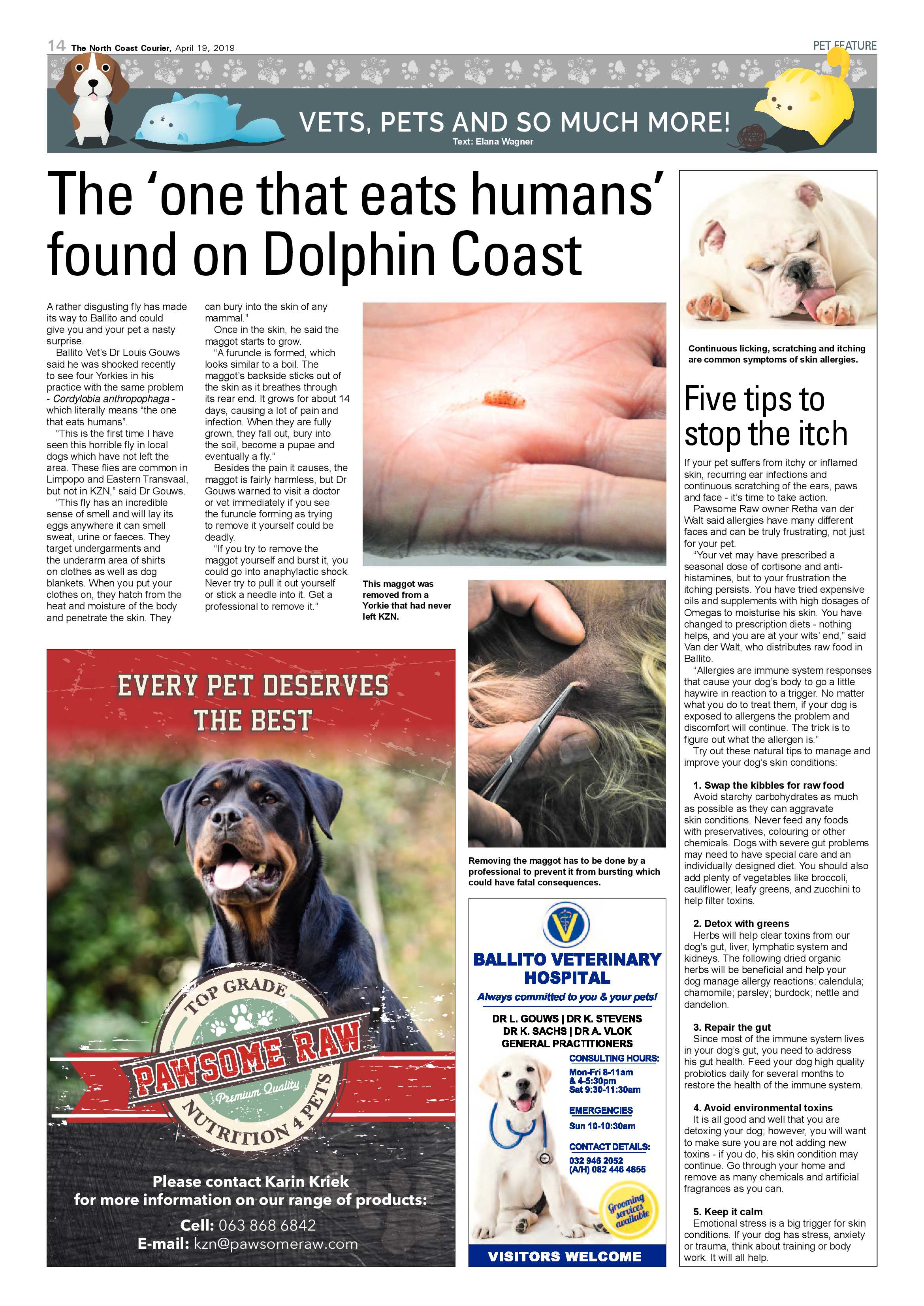 The North Coast Courier – 19 April 2019 page 14