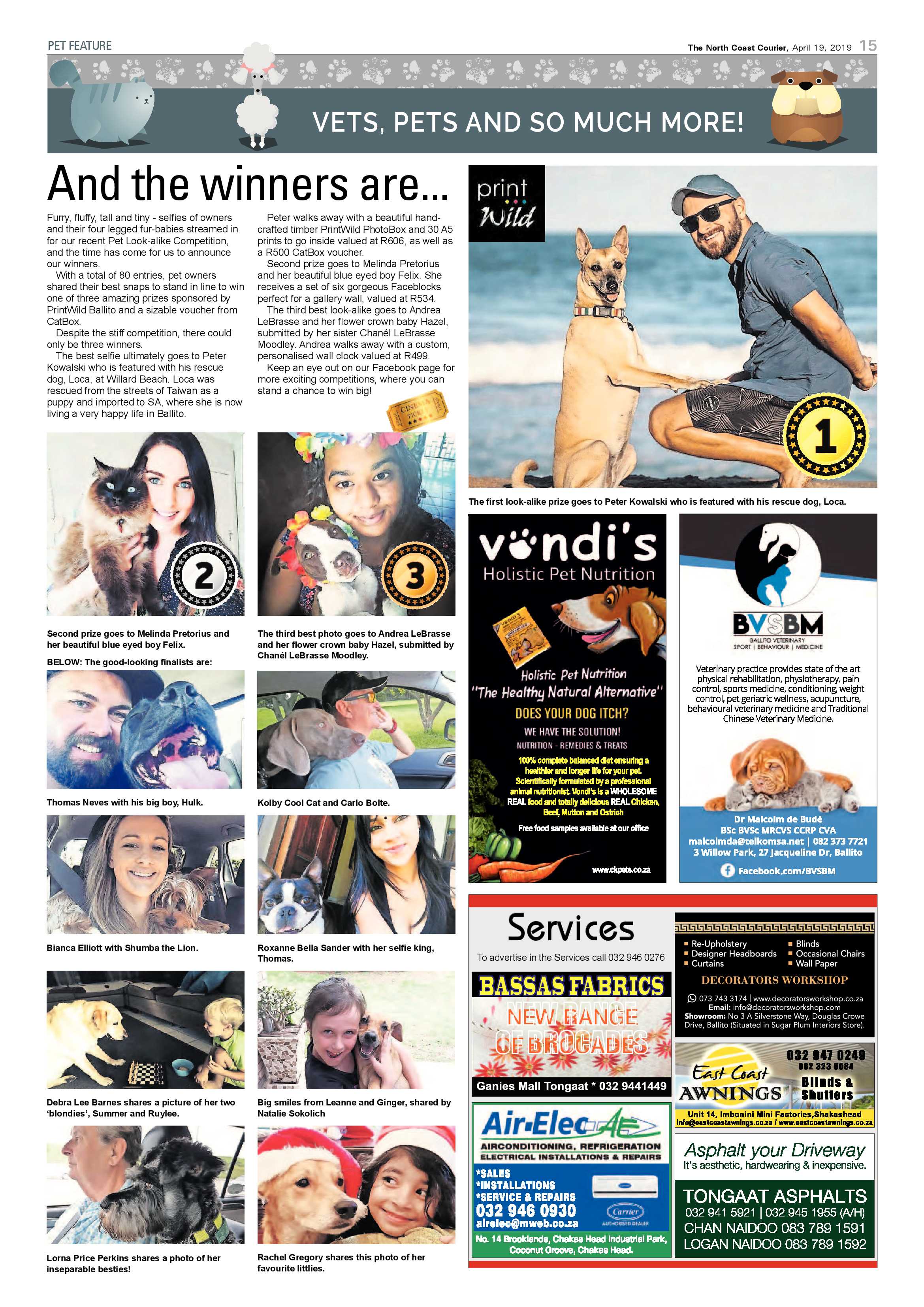 The North Coast Courier – 19 April 2019 page 15
