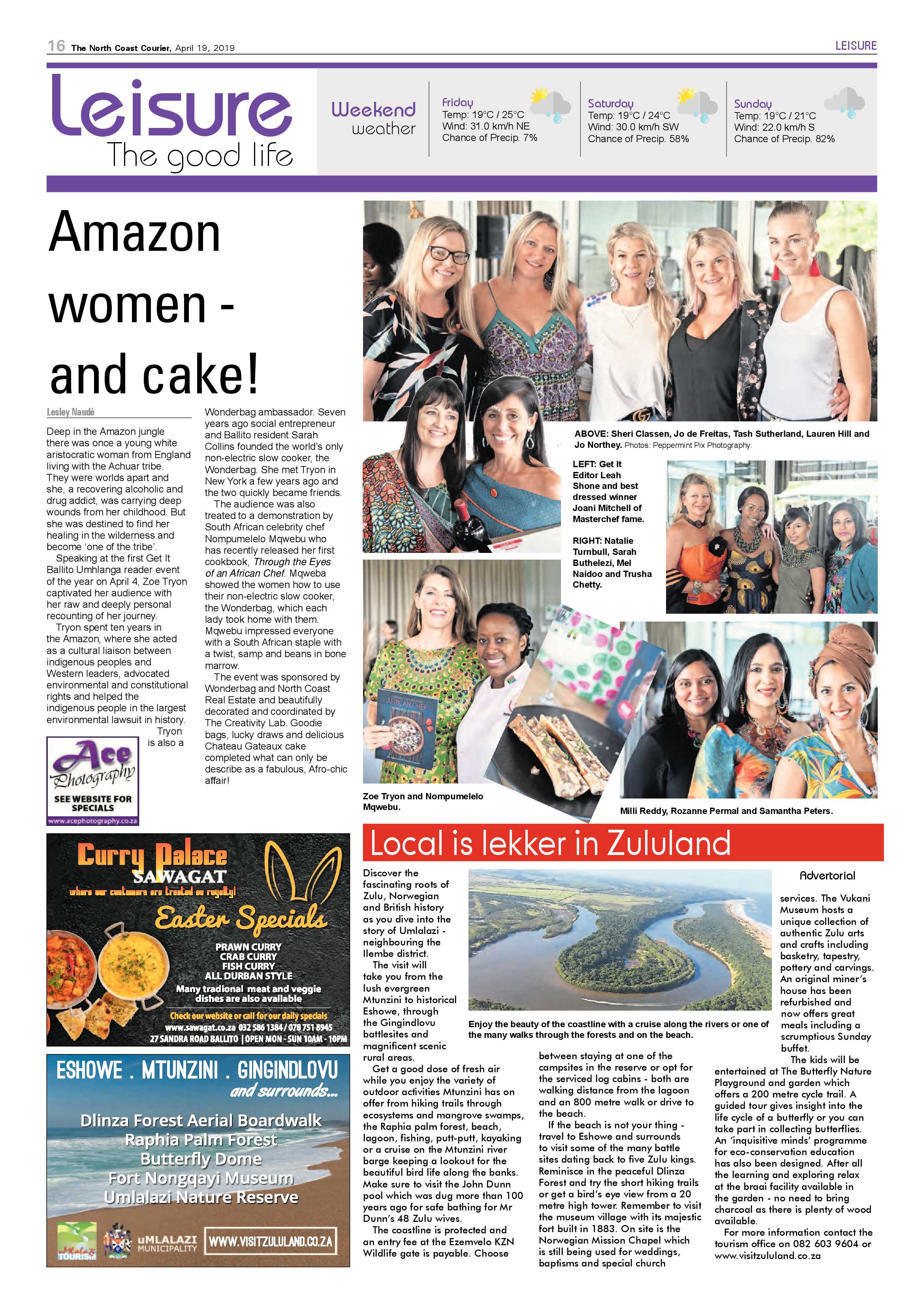 The North Coast Courier – 19 April 2019 page 16