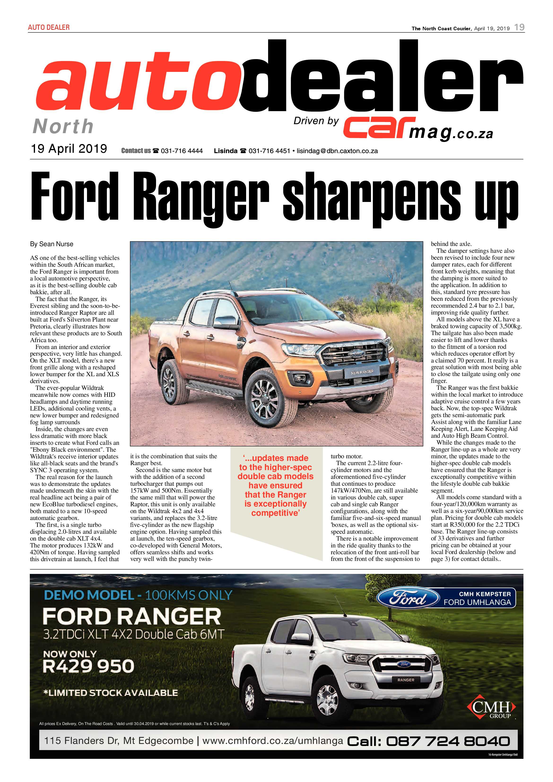The North Coast Courier – 19 April 2019 page 19