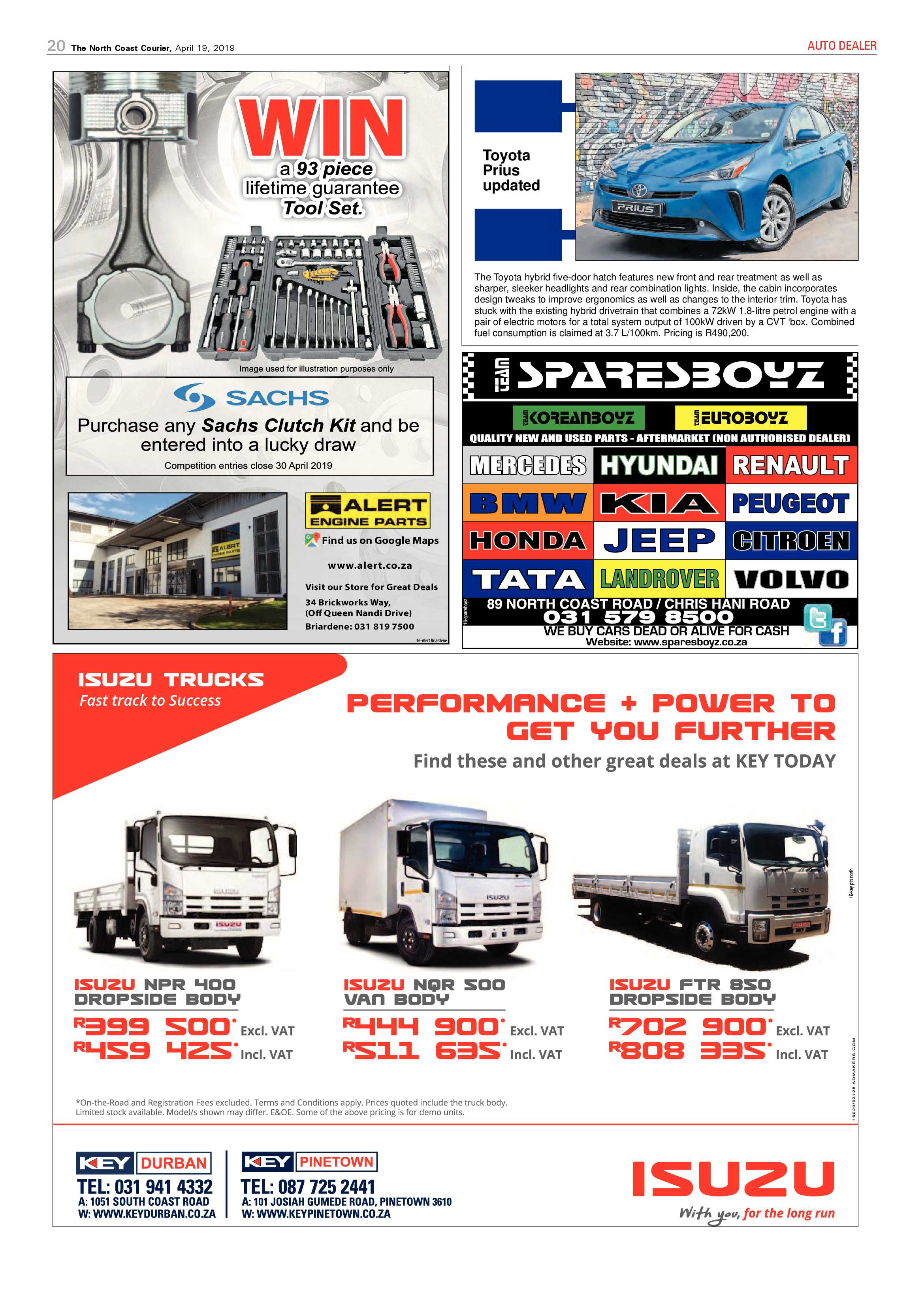 The North Coast Courier – 19 April 2019 page 20