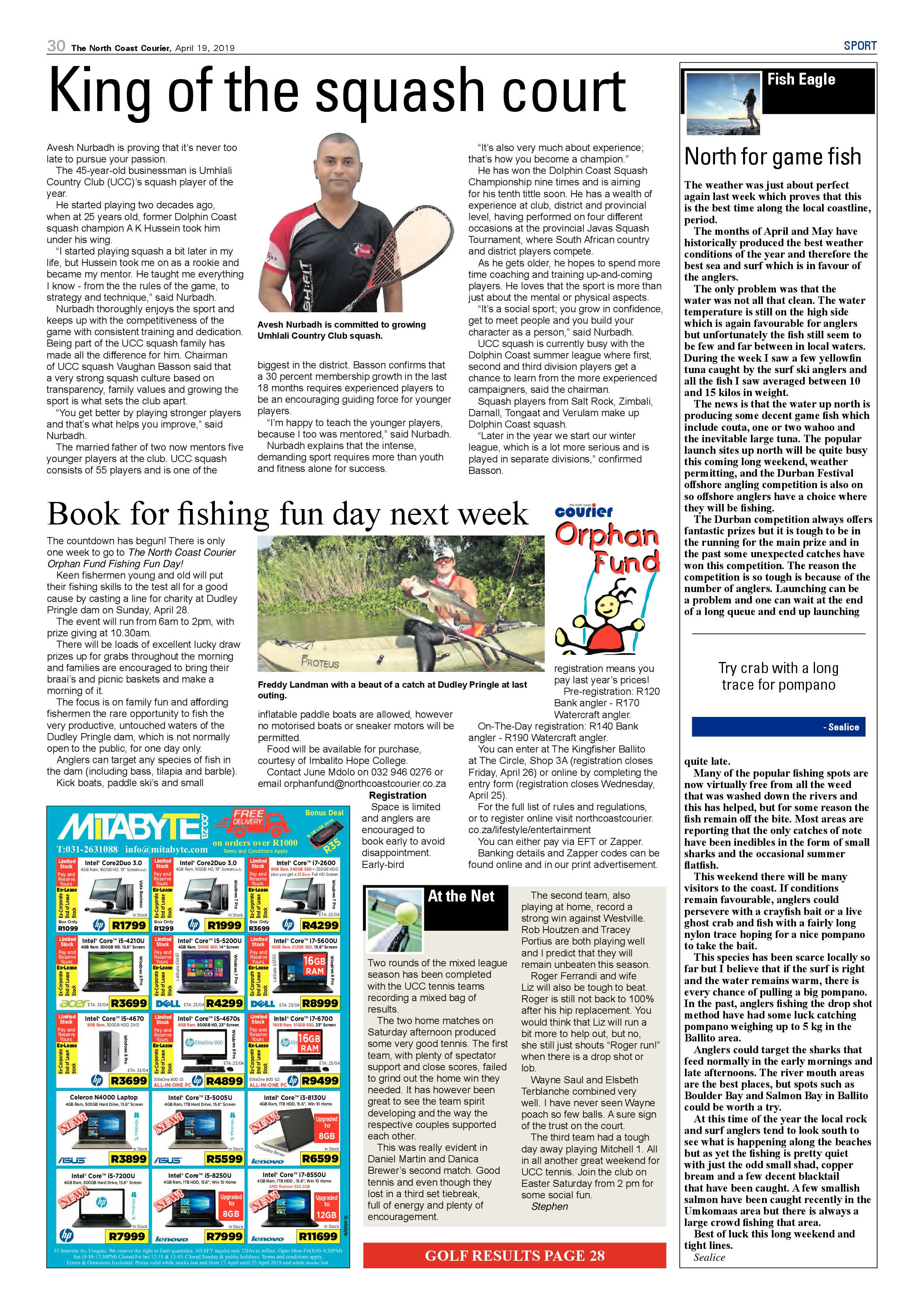 The North Coast Courier – 19 April 2019 page 30