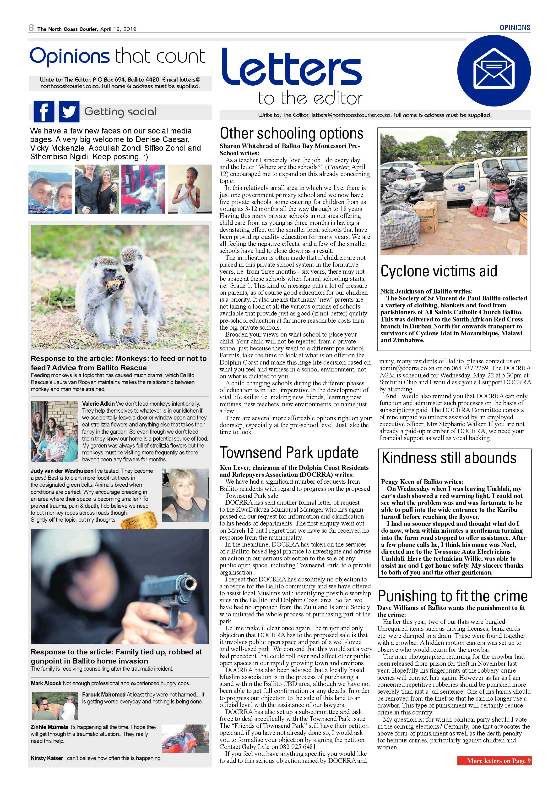 The North Coast Courier – 19 April 2019 page 8