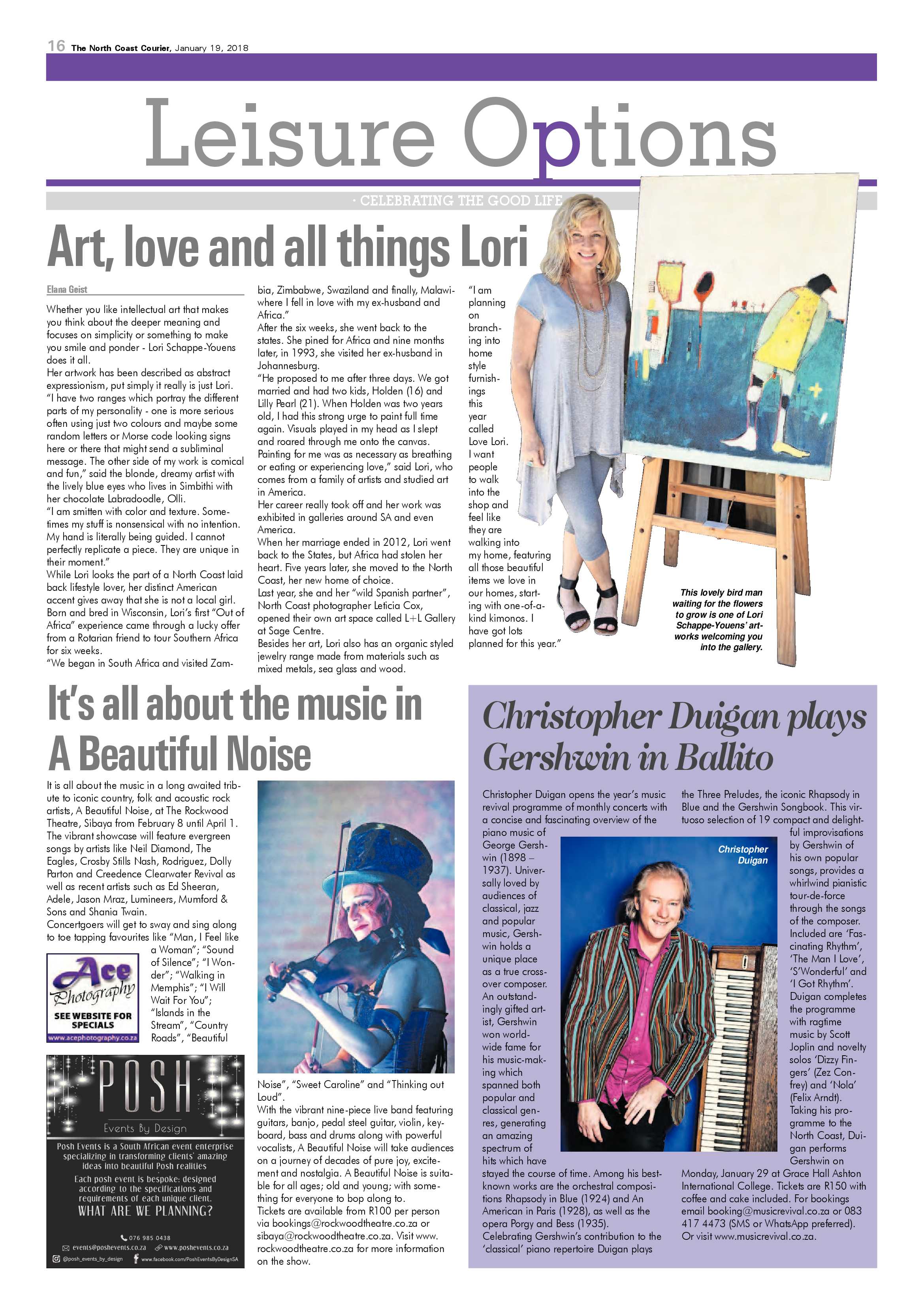 The North Coast Courier – 19 January 2018 page 16
