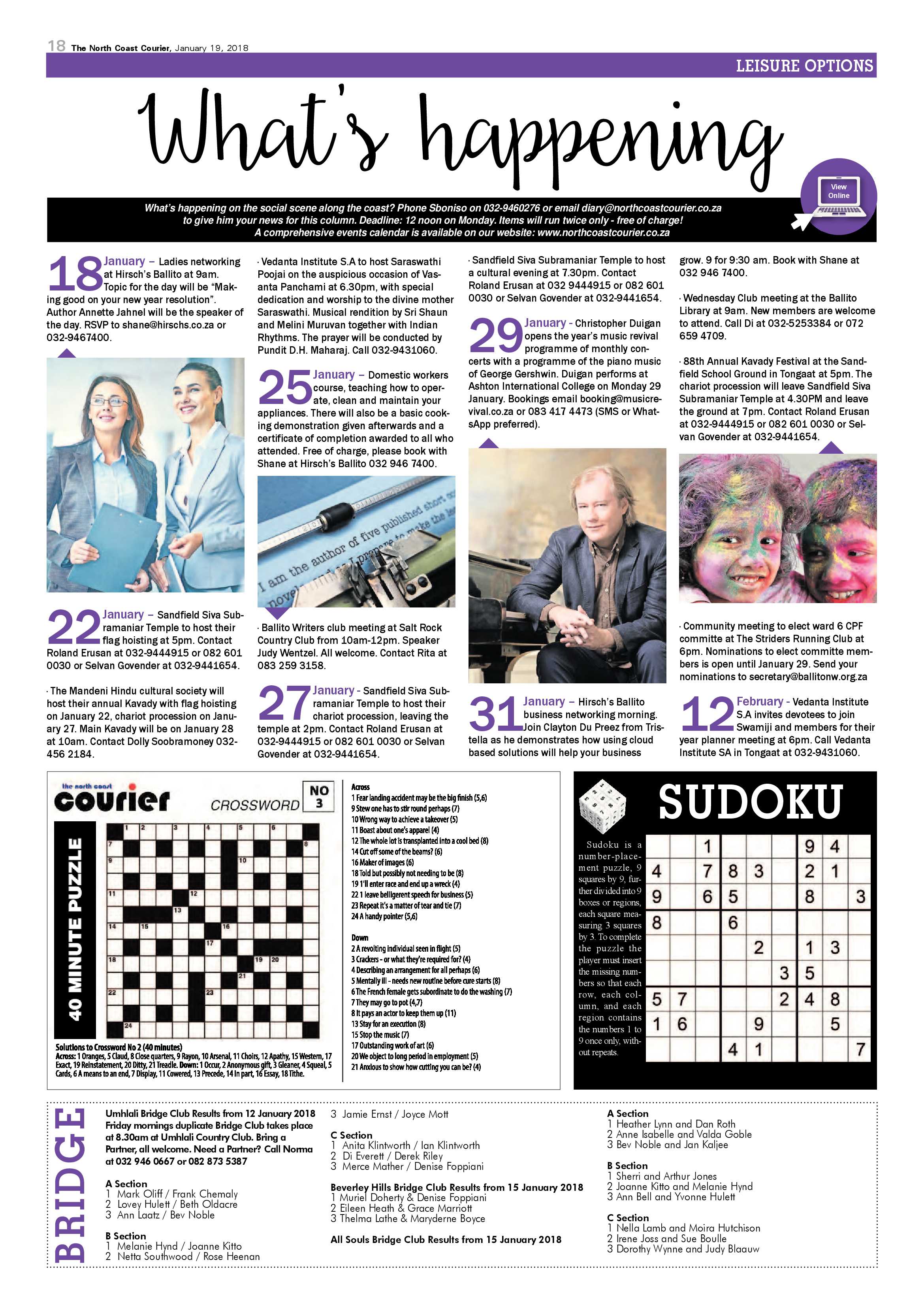 The North Coast Courier – 19 January 2018 page 18