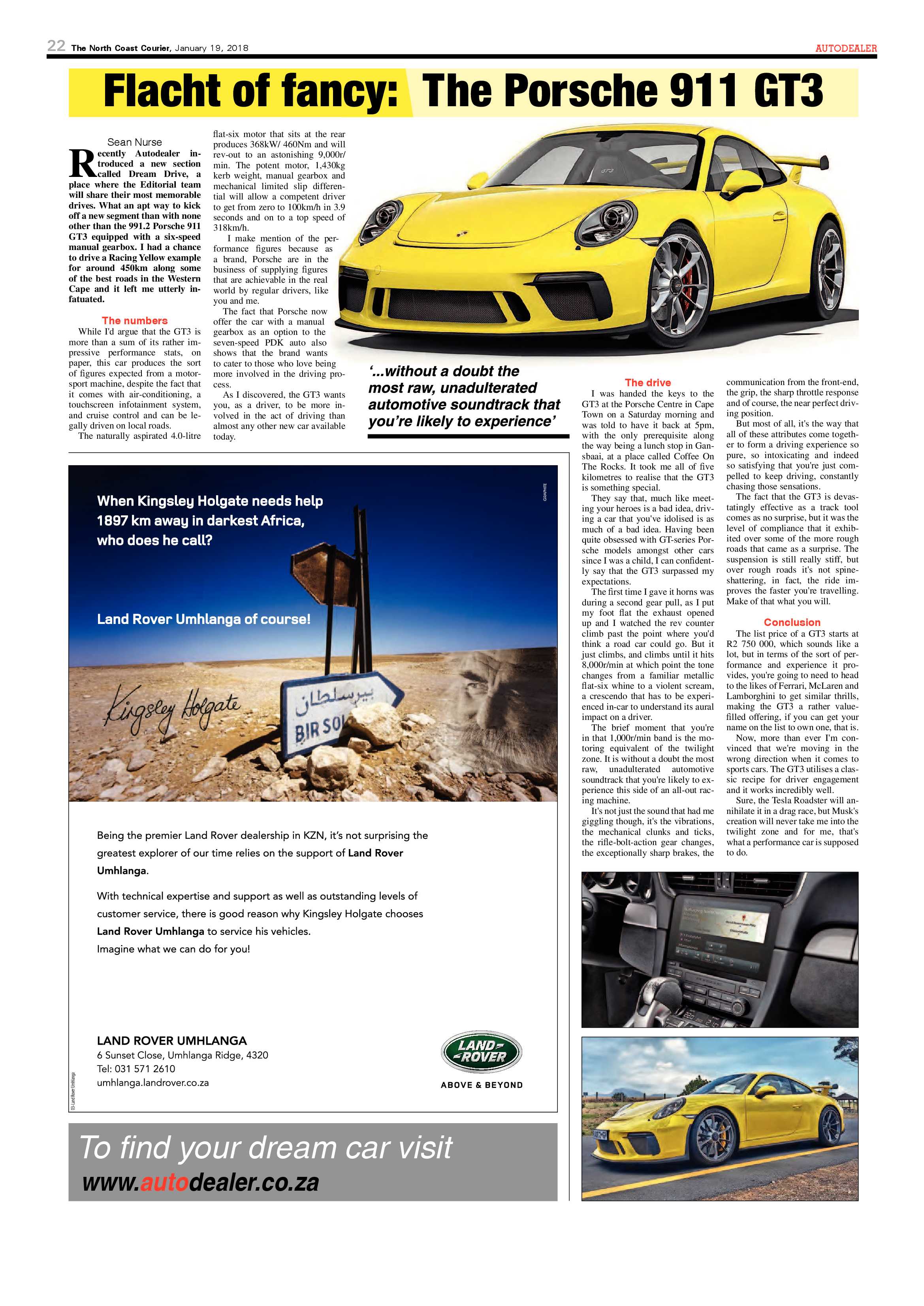 The North Coast Courier – 19 January 2018 page 22