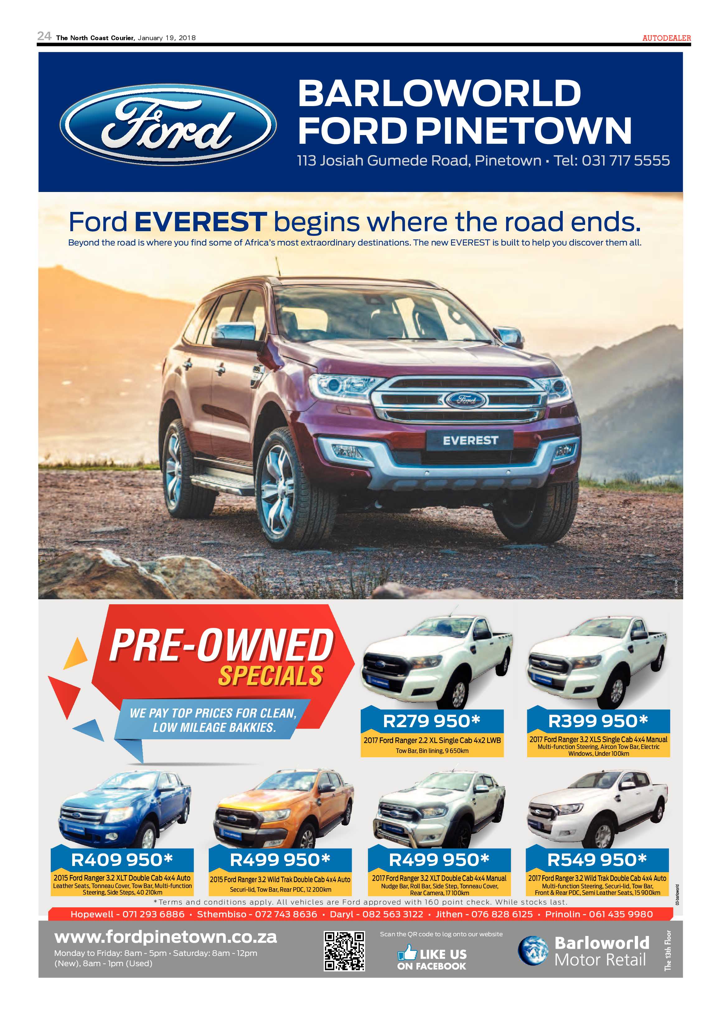 The North Coast Courier – 19 January 2018 page 24