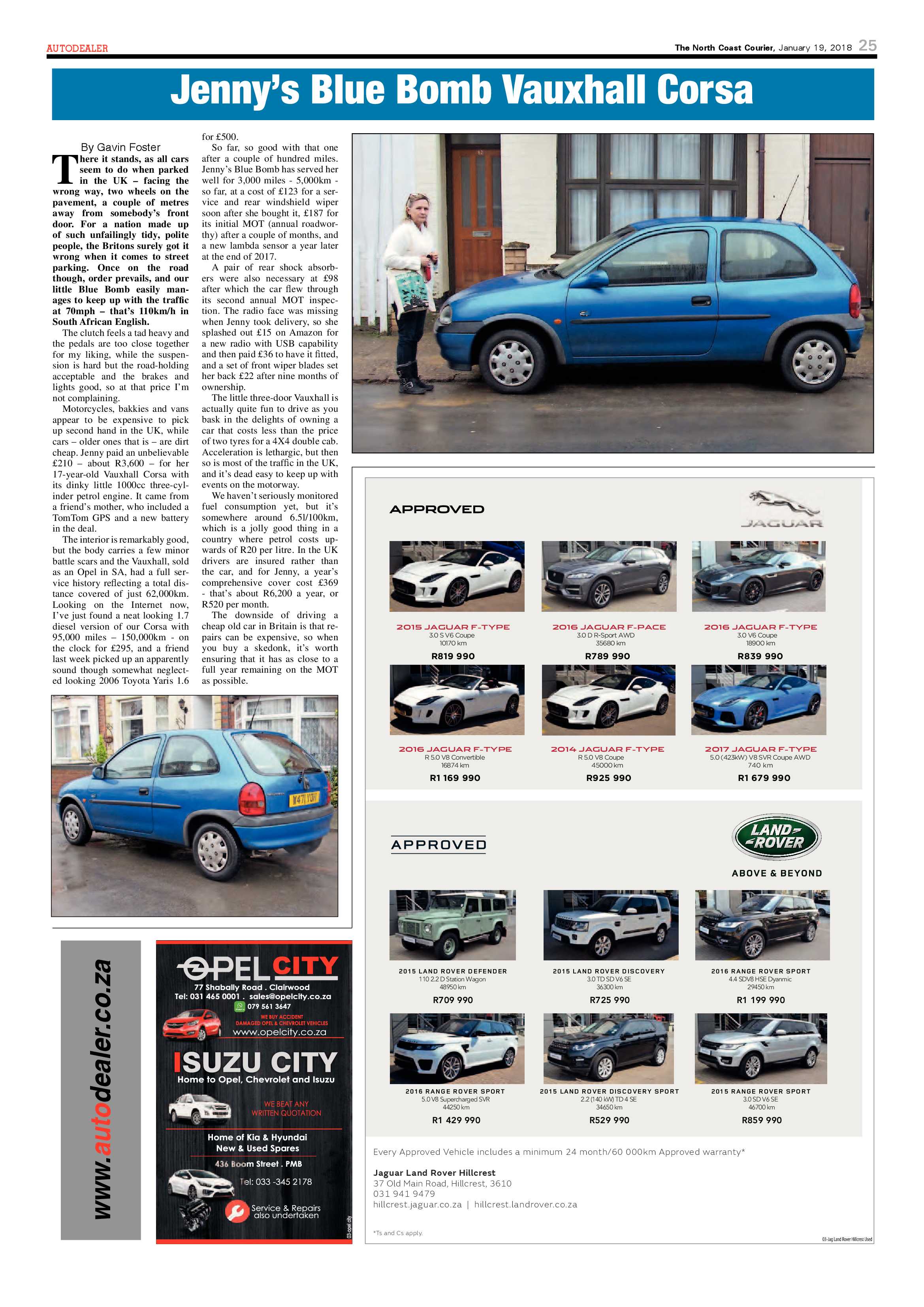 The North Coast Courier – 19 January 2018 page 25