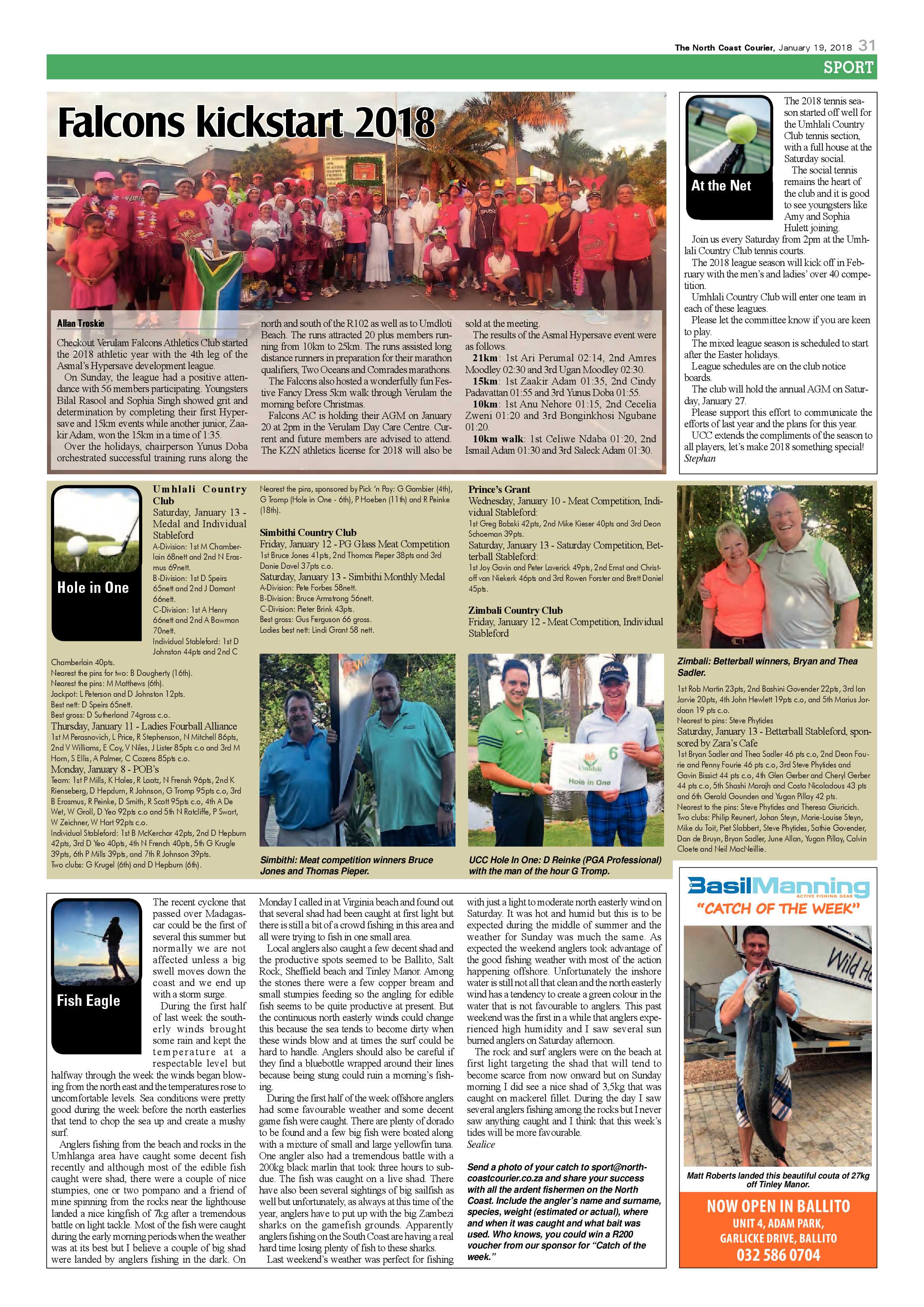 The North Coast Courier – 19 January 2018 page 31