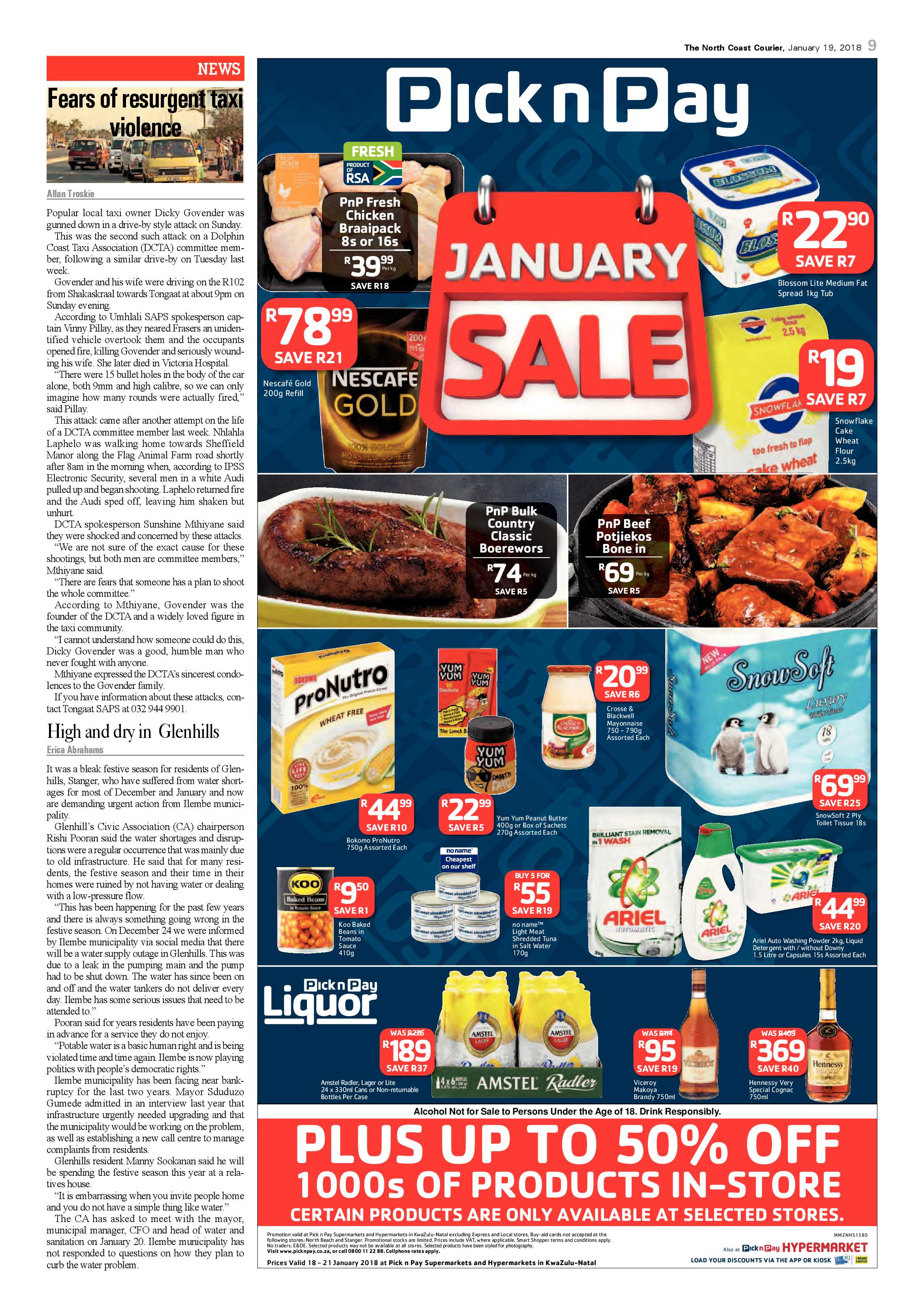 The North Coast Courier – 19 January 2018 page 9