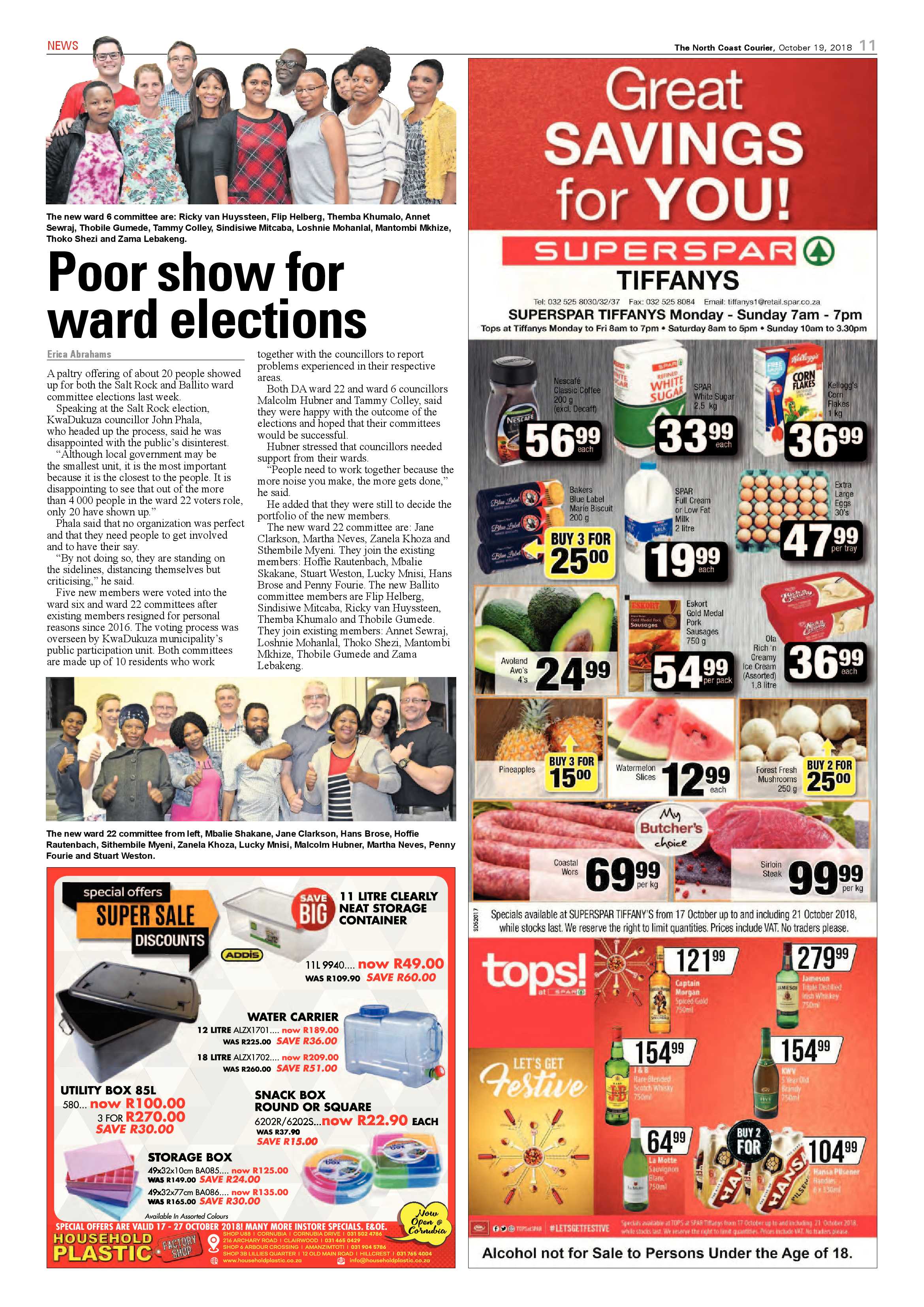 The North Coast Courier – 19 October 2018 page 11