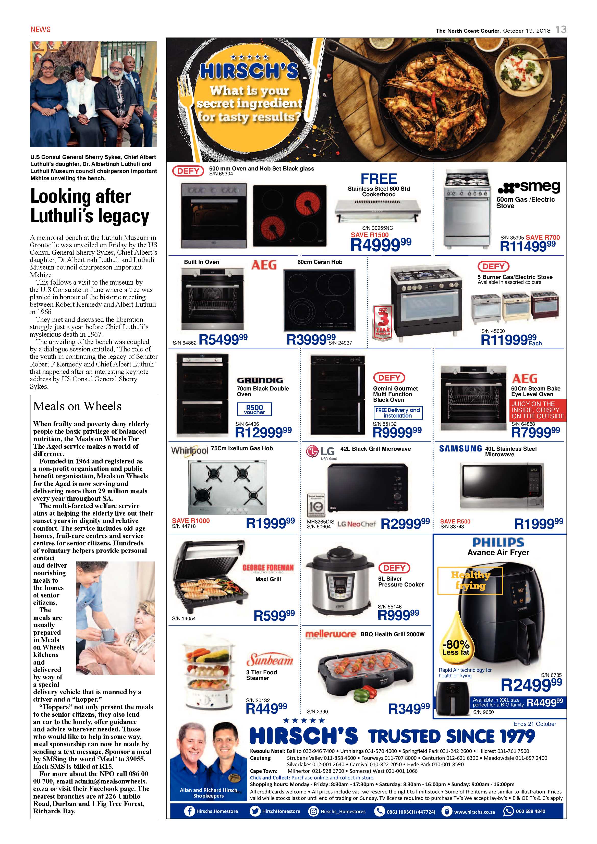 The North Coast Courier – 19 October 2018 page 13