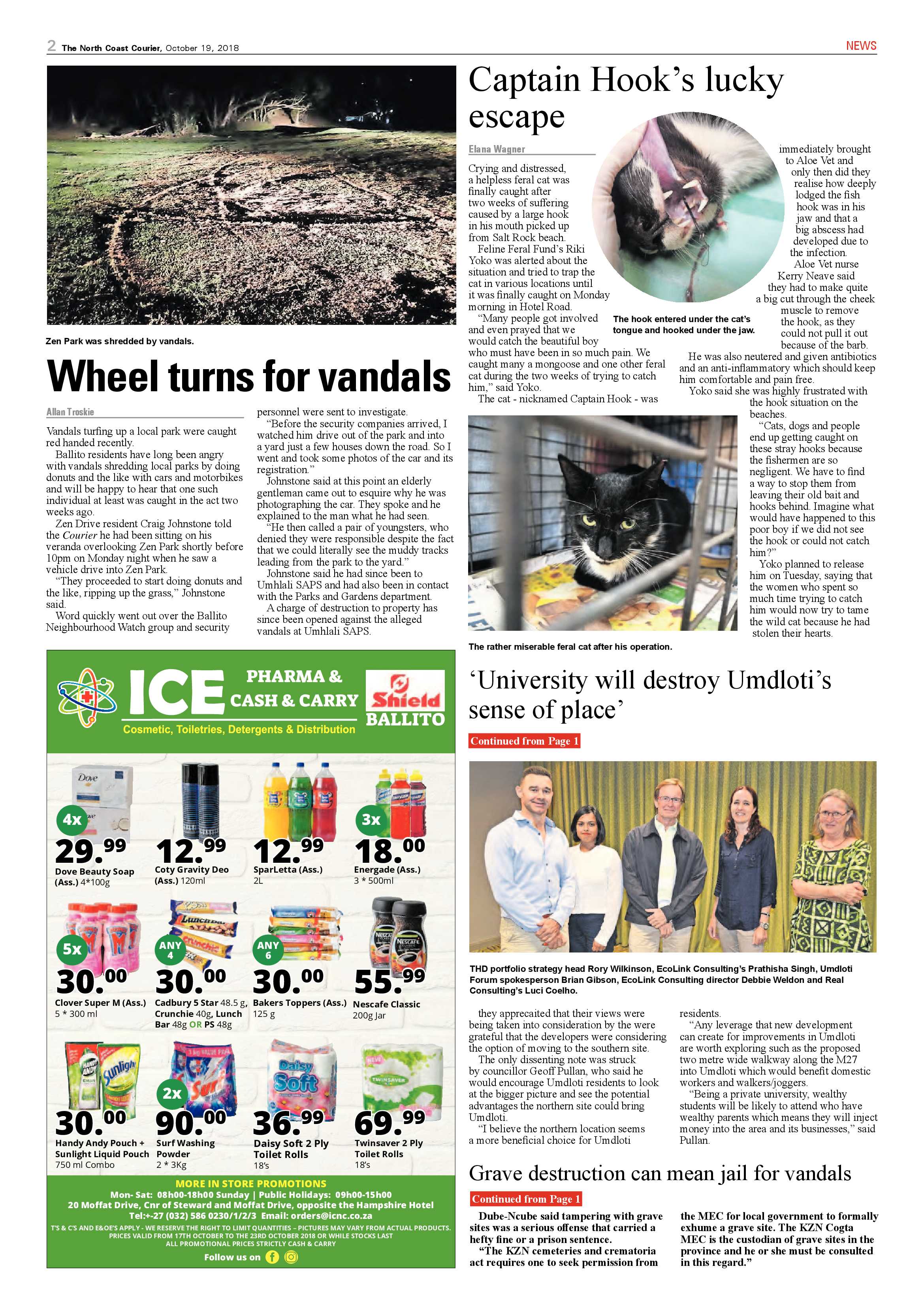The North Coast Courier – 19 October 2018 page 2