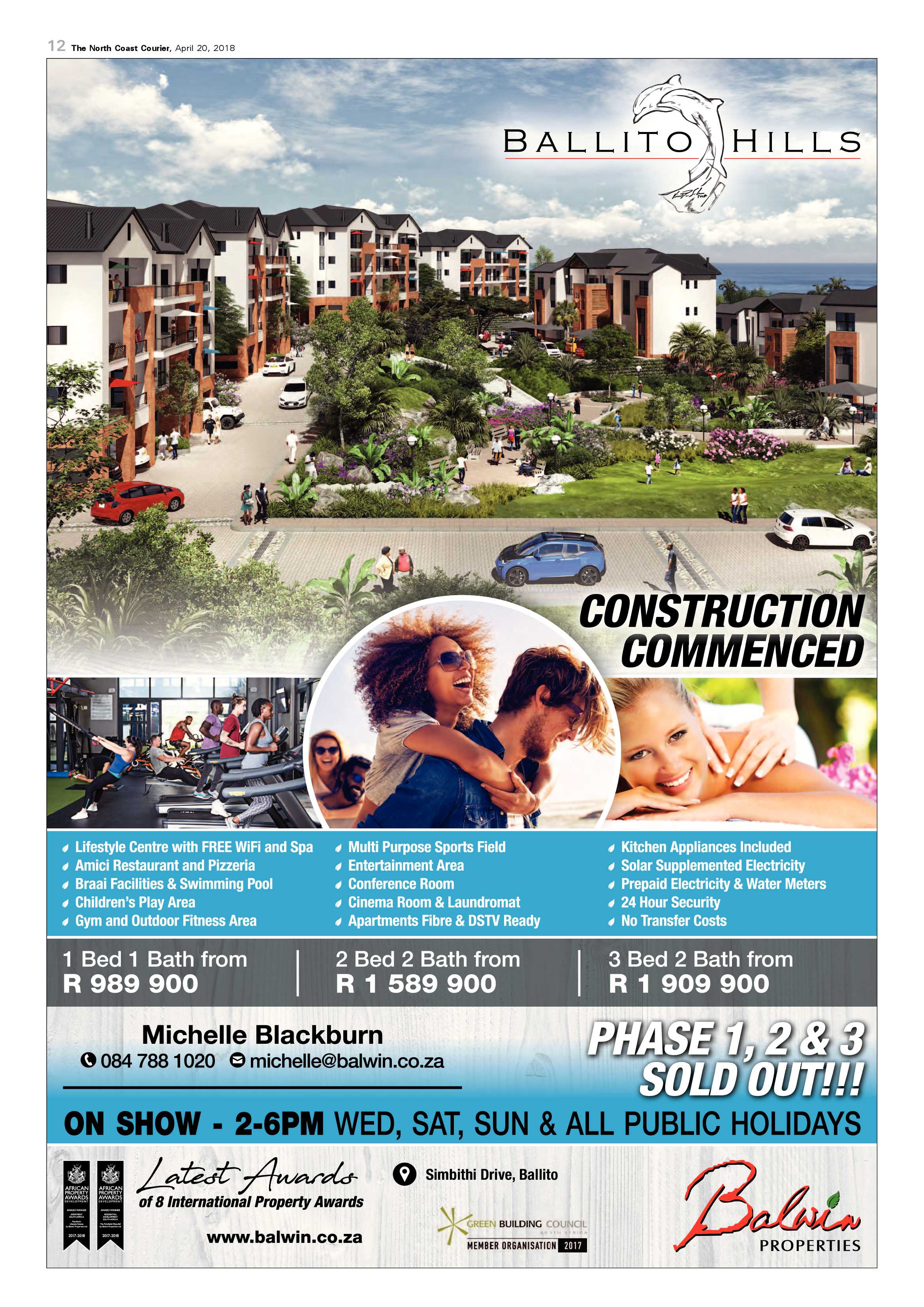 The North Coast Courier – 20 April 2018 page 12