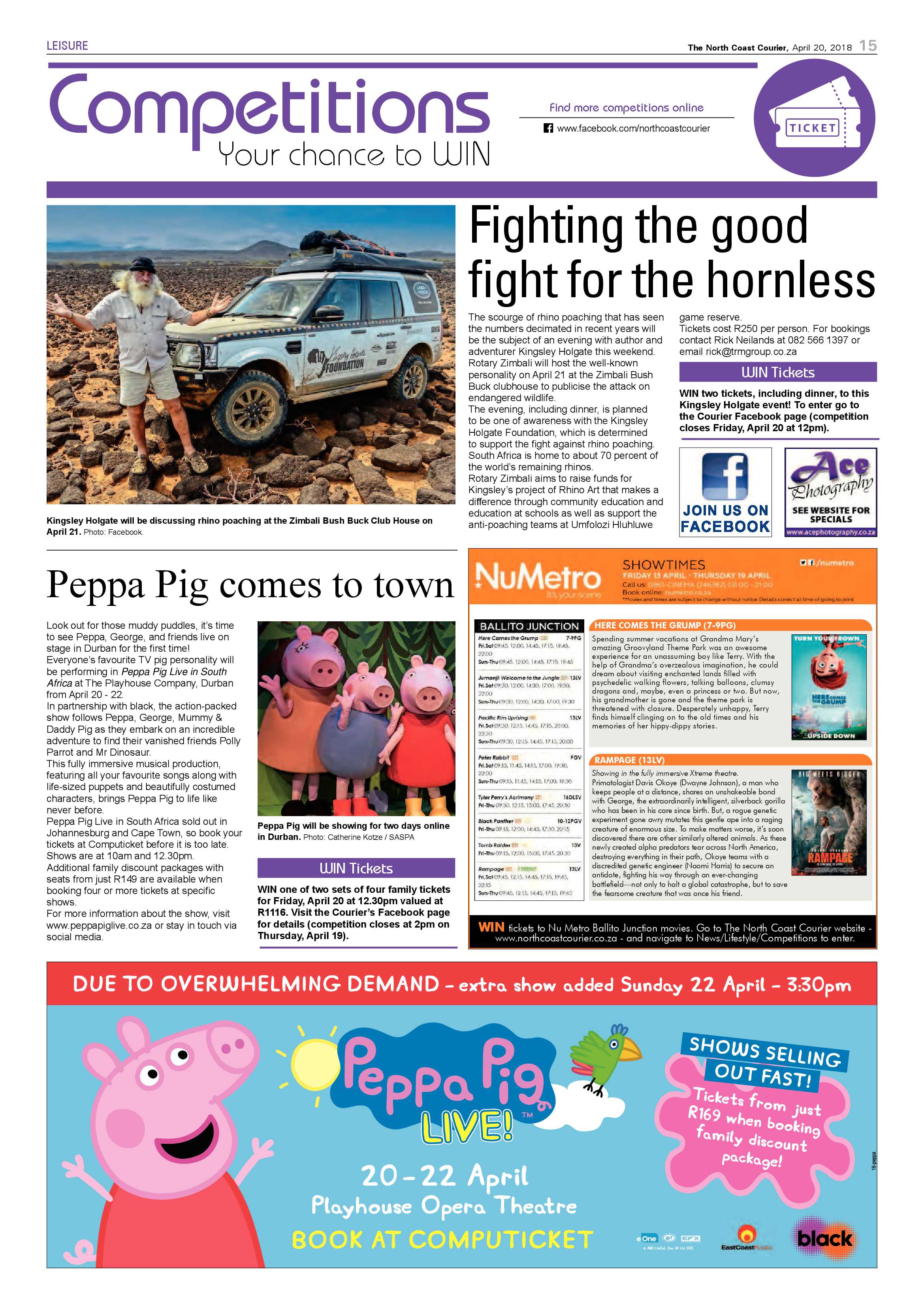 The North Coast Courier – 20 April 2018 page 15