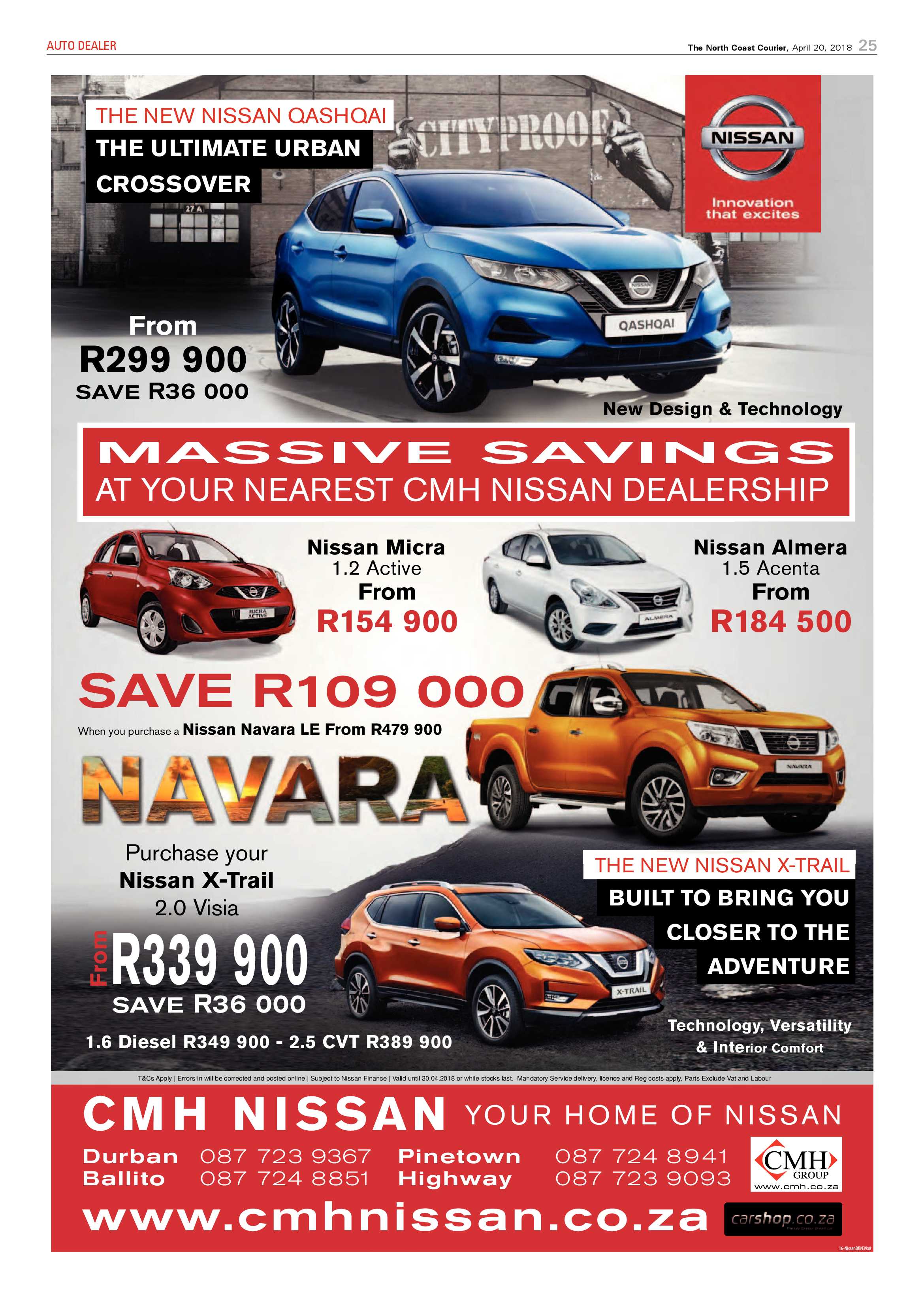 The North Coast Courier – 20 April 2018 page 25