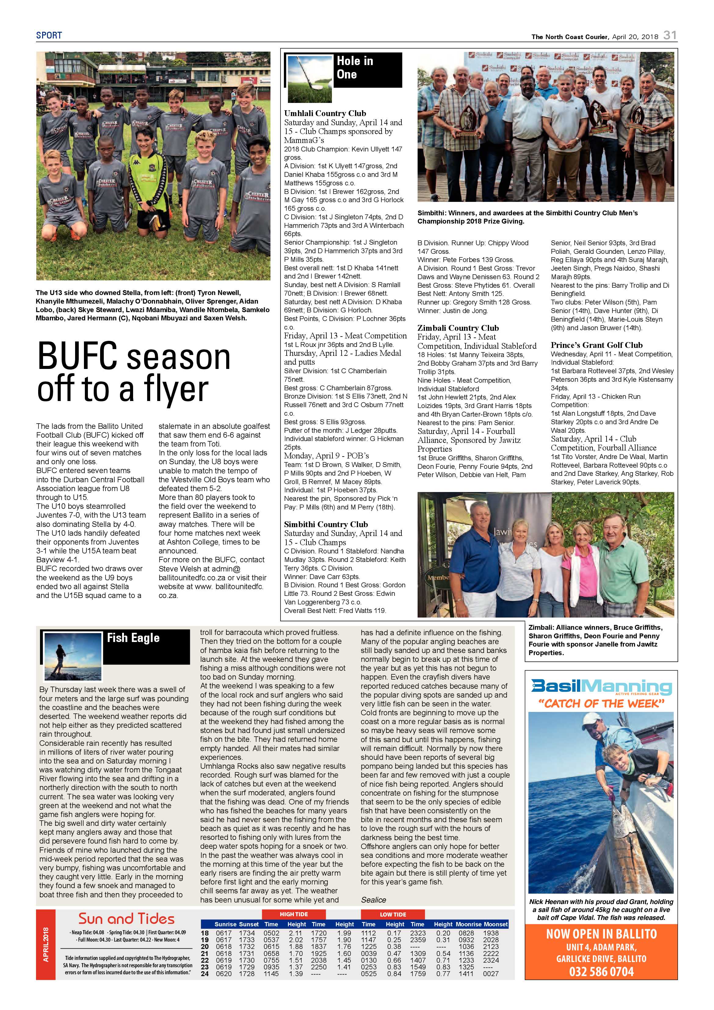 The North Coast Courier – 20 April 2018 page 31