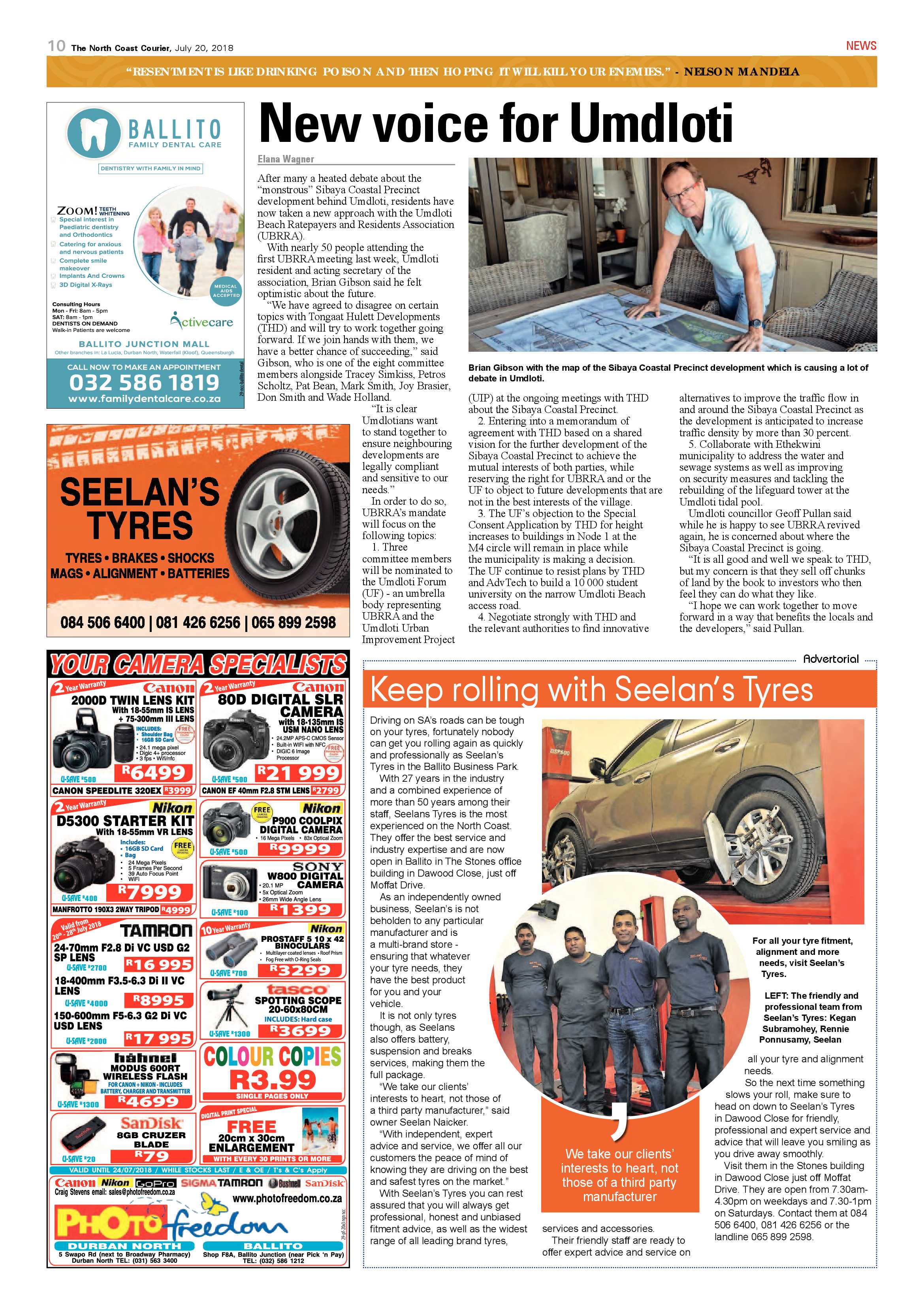 The North Coast Courier – 20 July 2018 page 10