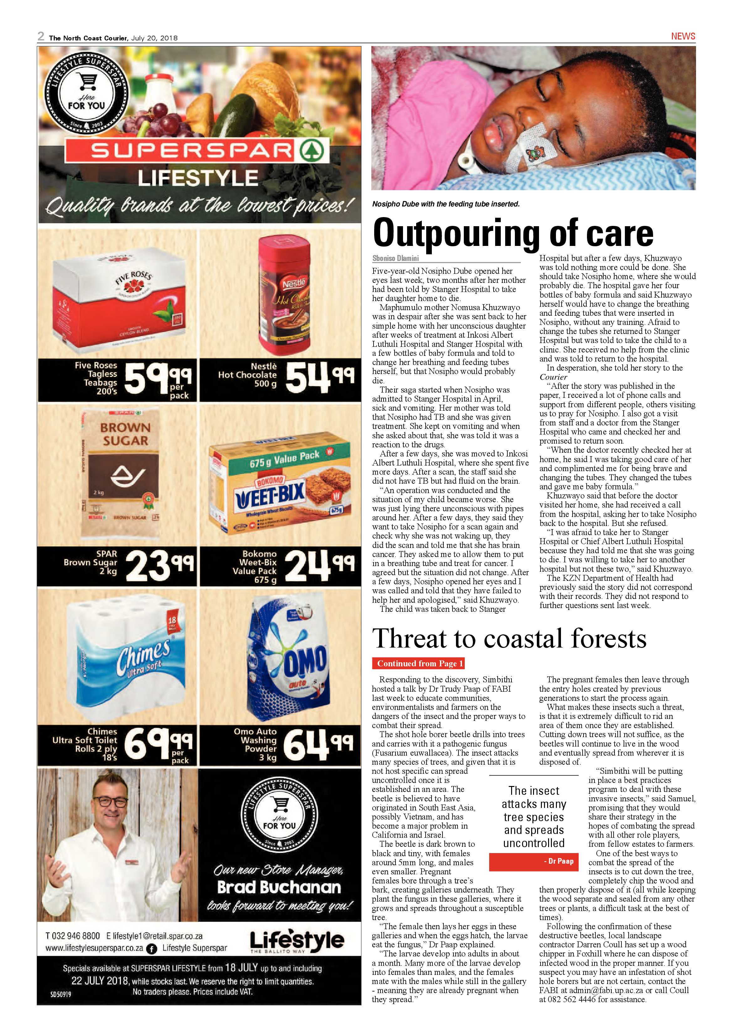 The North Coast Courier – 20 July 2018 page 2