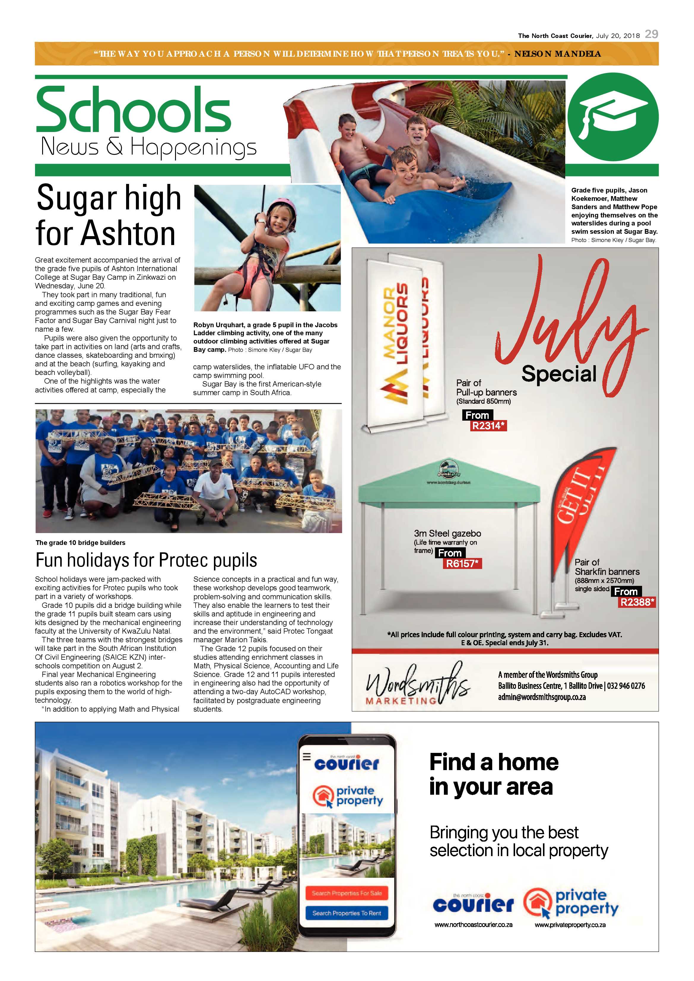 The North Coast Courier – 20 July 2018 page 29