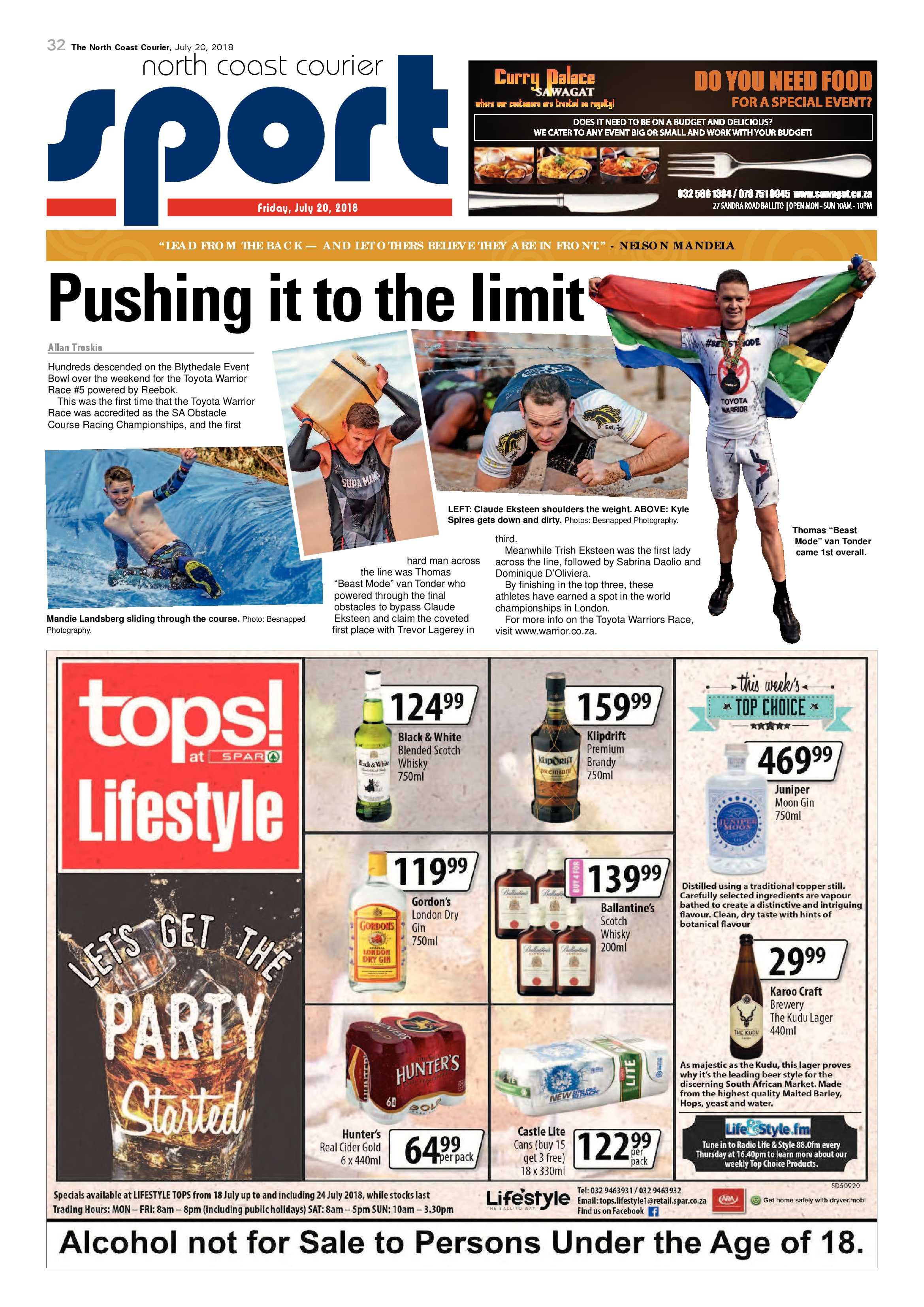 The North Coast Courier – 20 July 2018 page 32