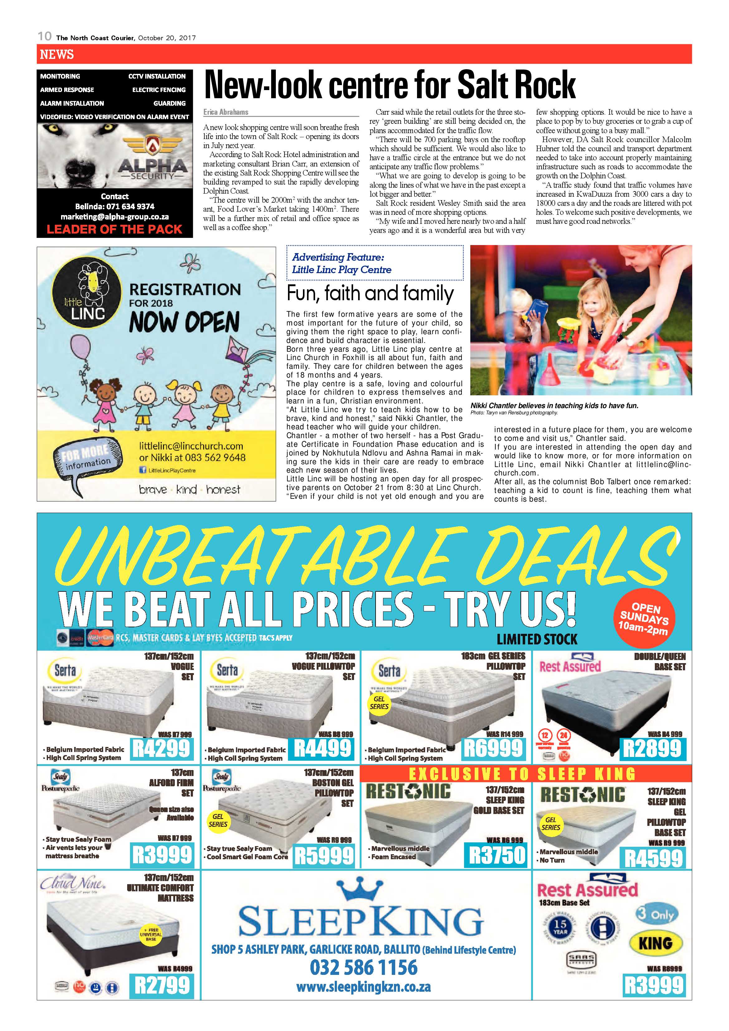 The North Coast Courier – 20 October 2017 page 10