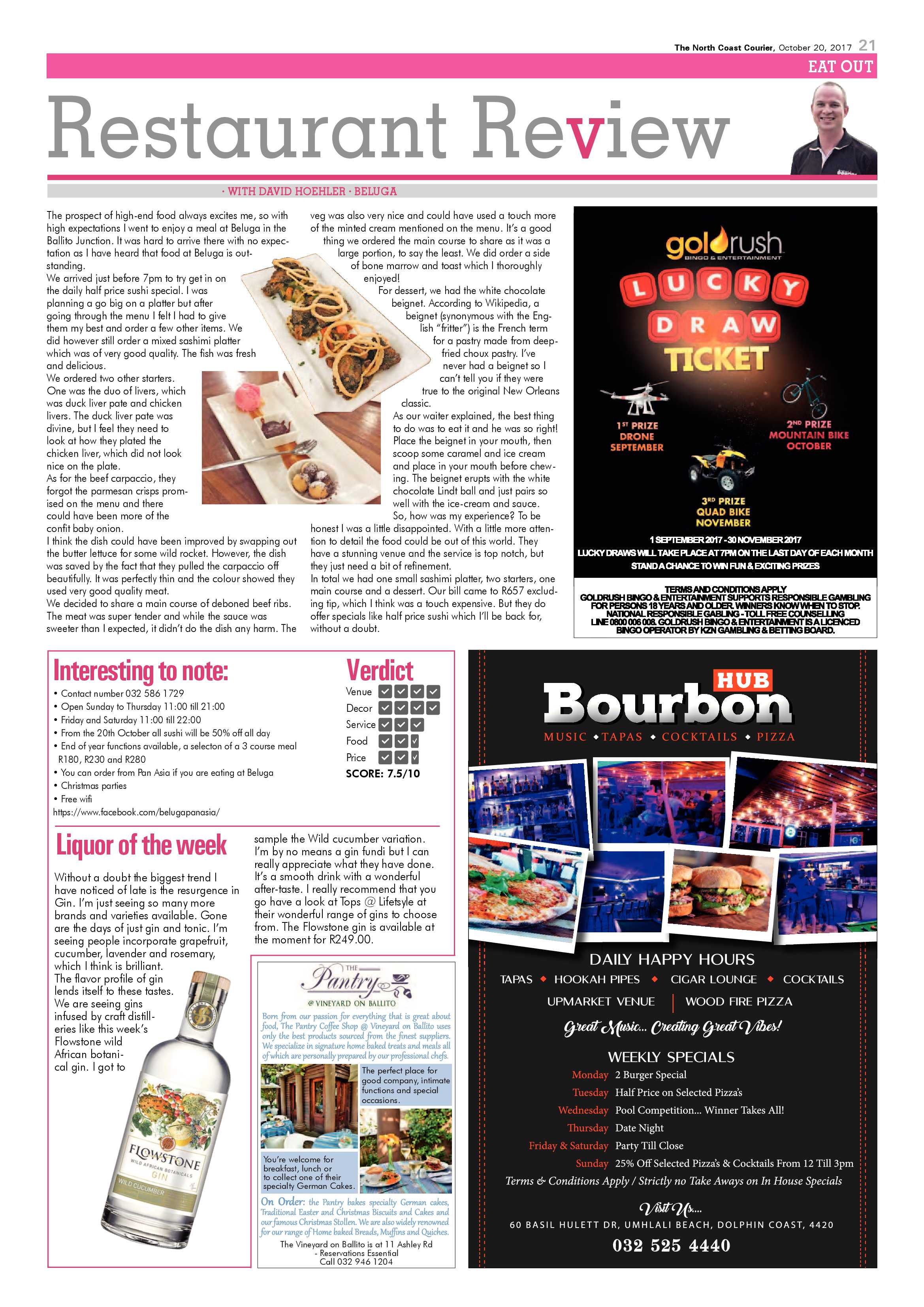 The North Coast Courier – 20 October 2017 page 21