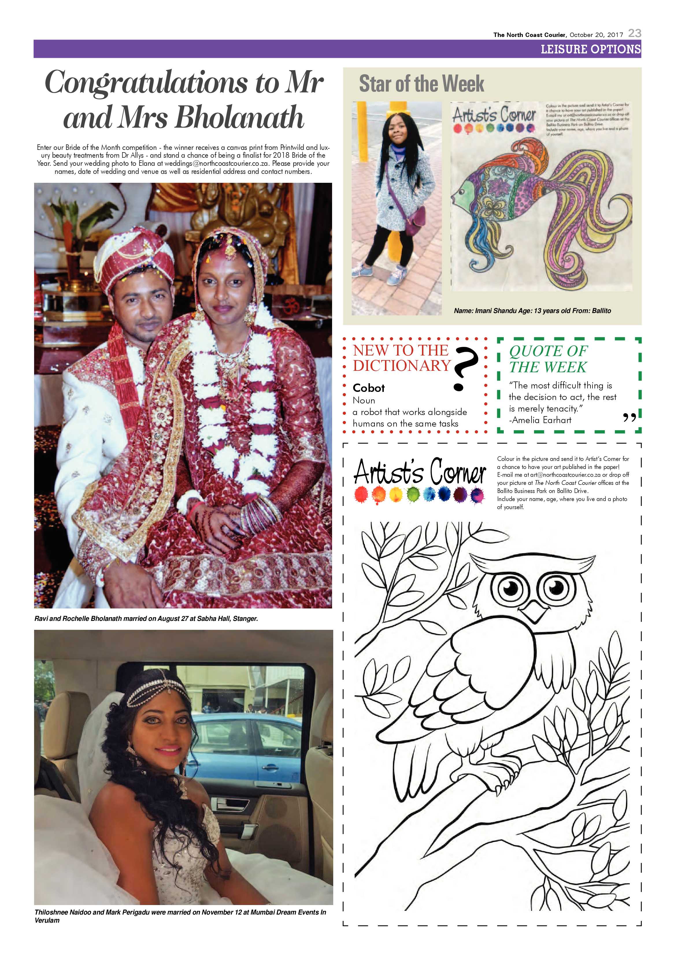 The North Coast Courier – 20 October 2017 page 23