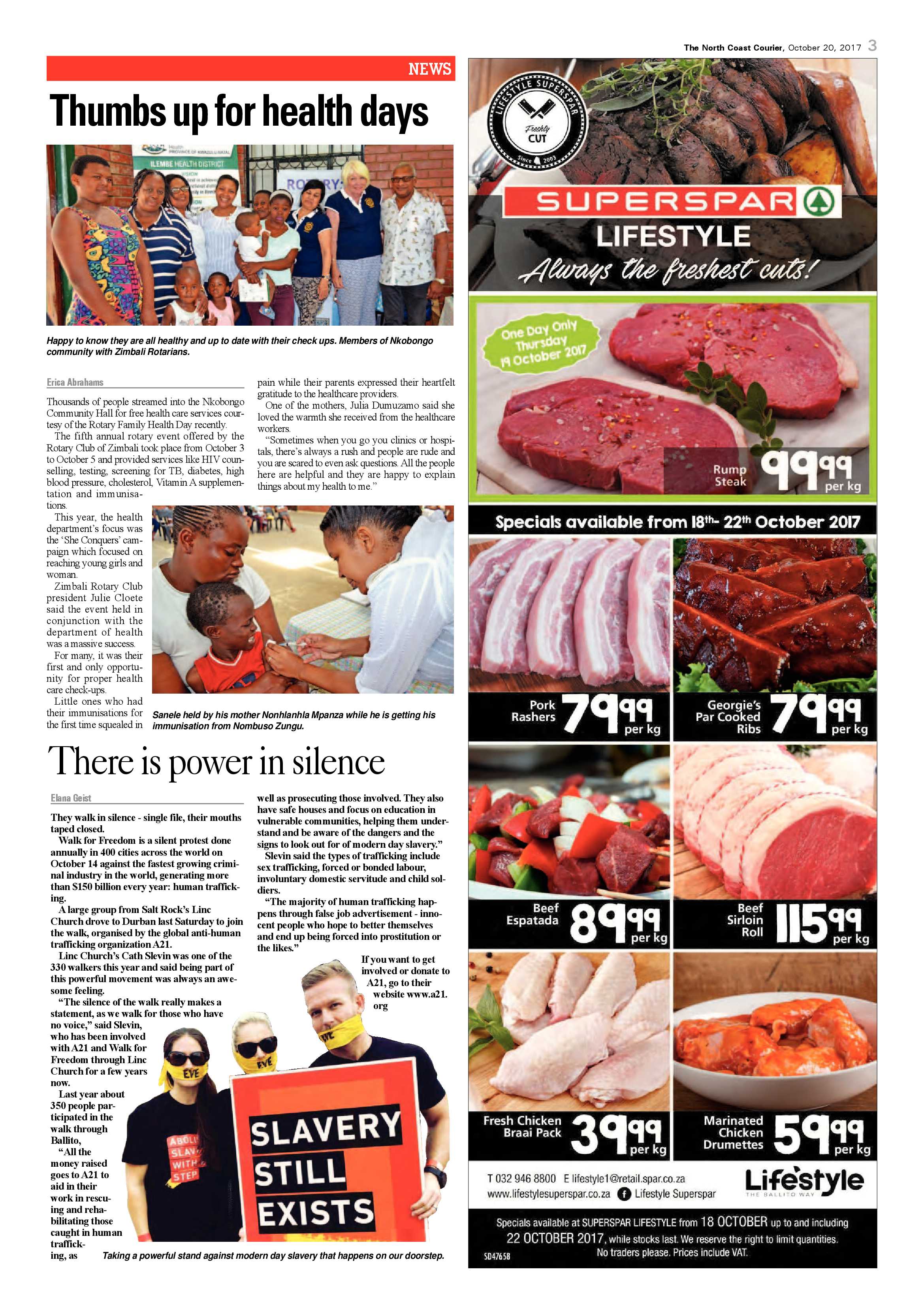 The North Coast Courier – 20 October 2017 page 3