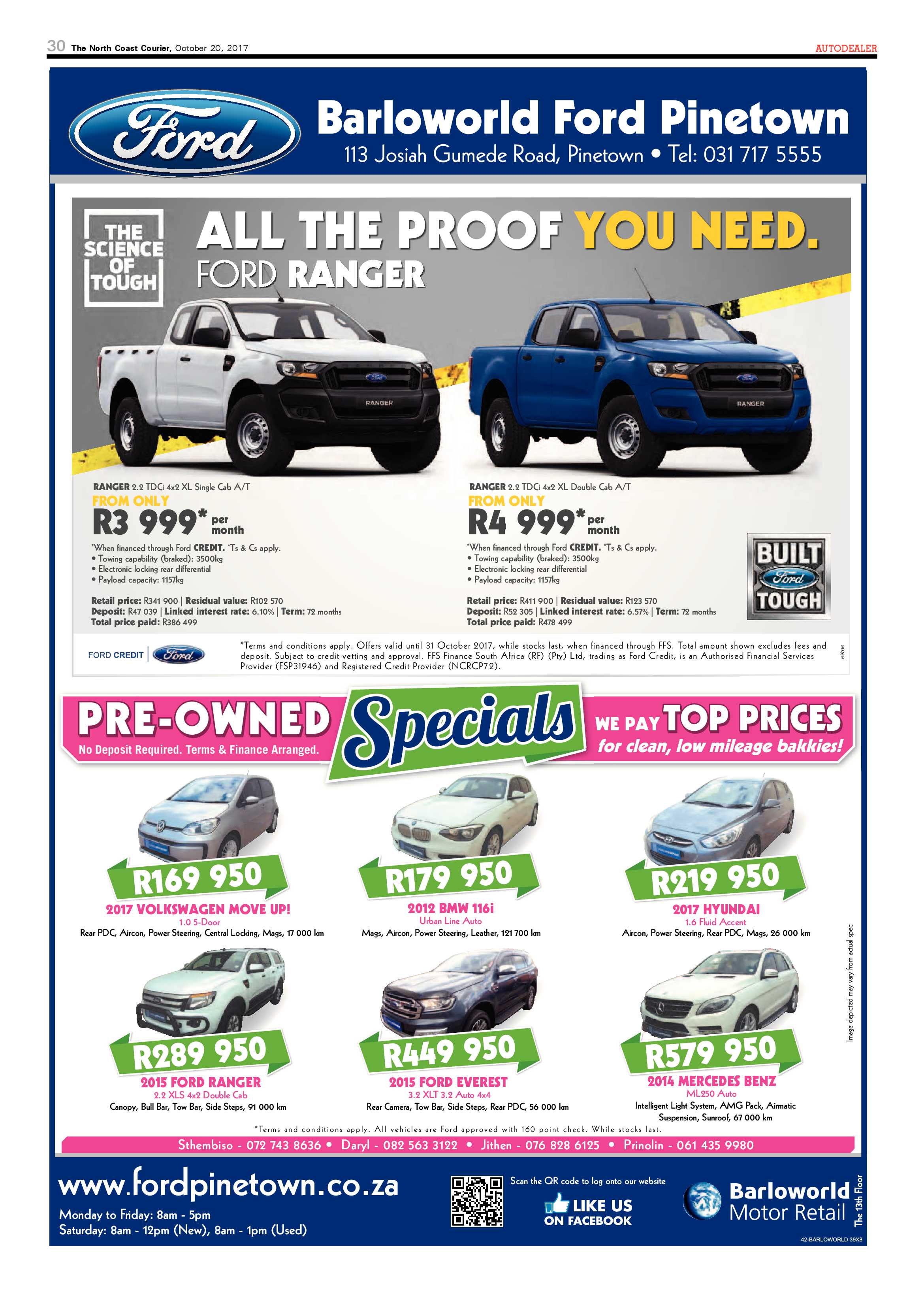 The North Coast Courier – 20 October 2017 page 30