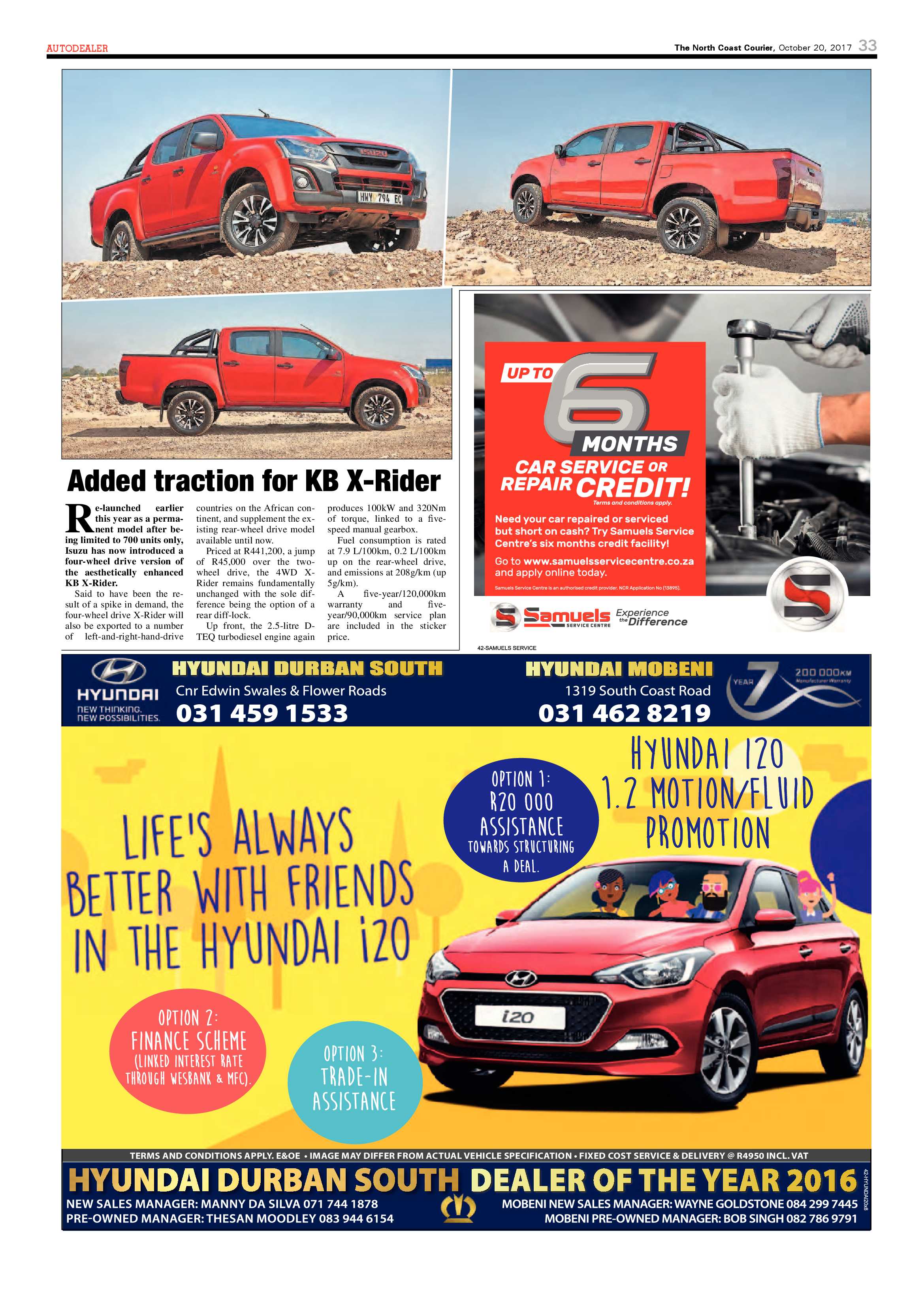 The North Coast Courier – 20 October 2017 page 33