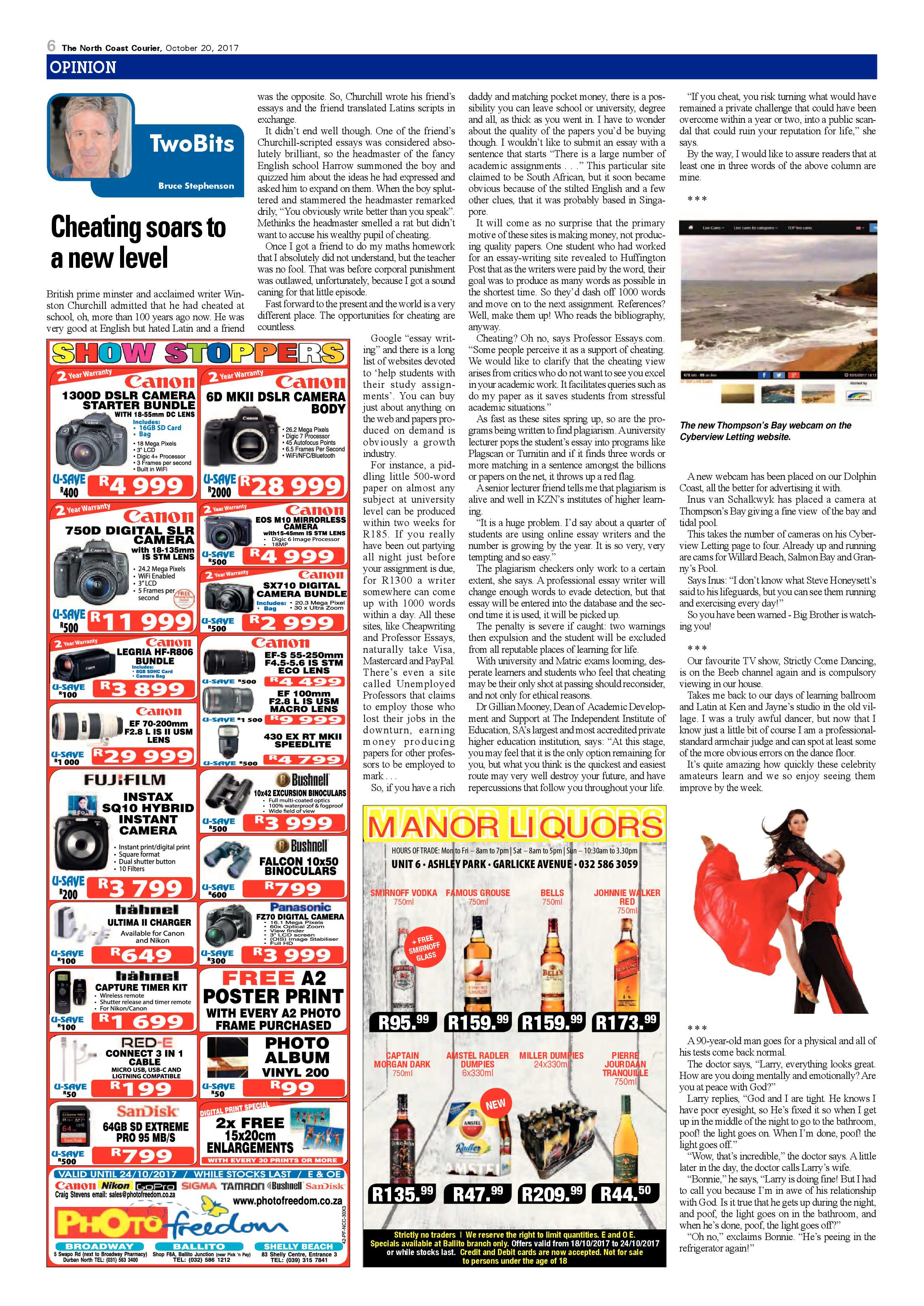 The North Coast Courier – 20 October 2017 page 6
