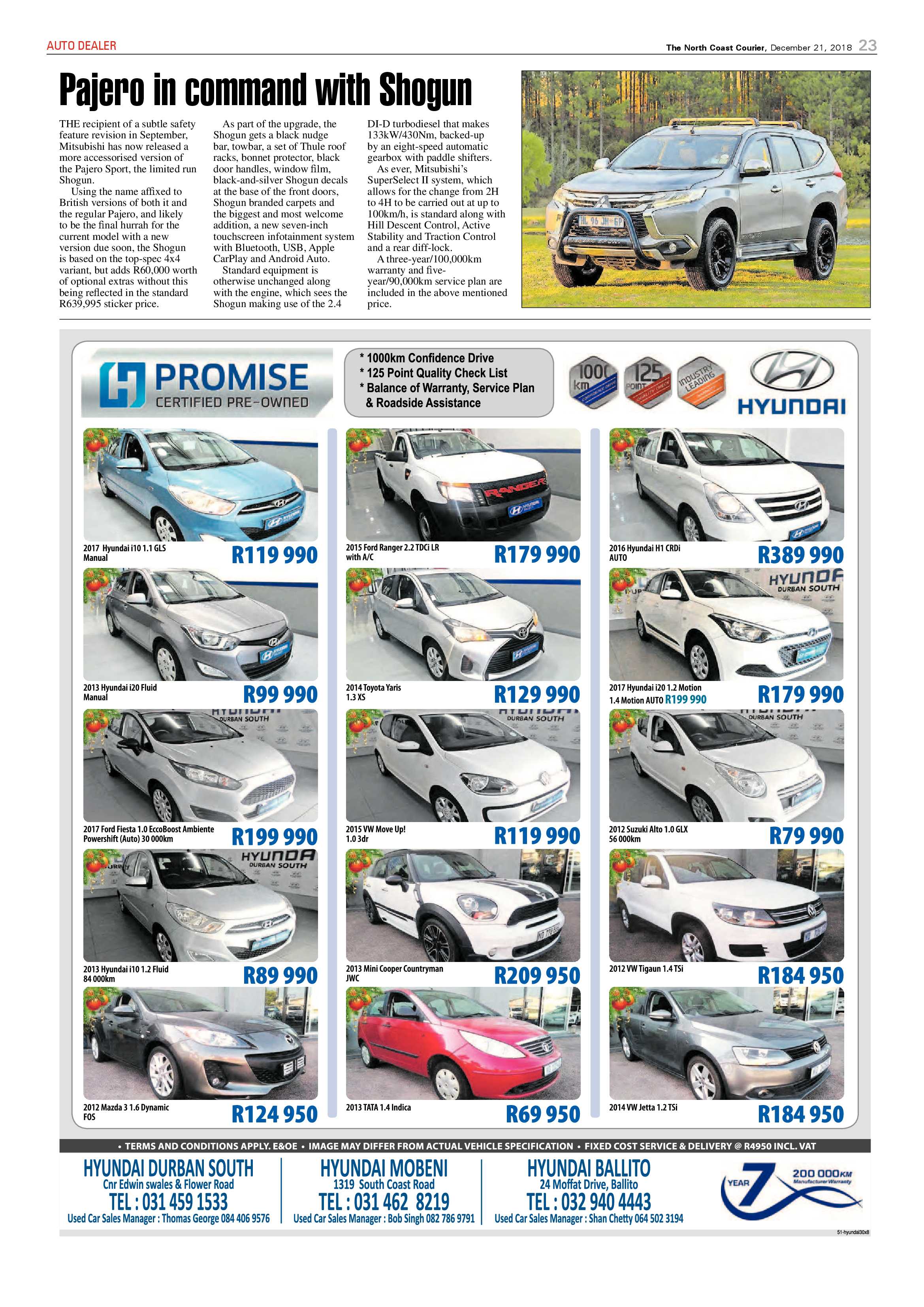 The North Coast Courier – 21 December 2018 page 23