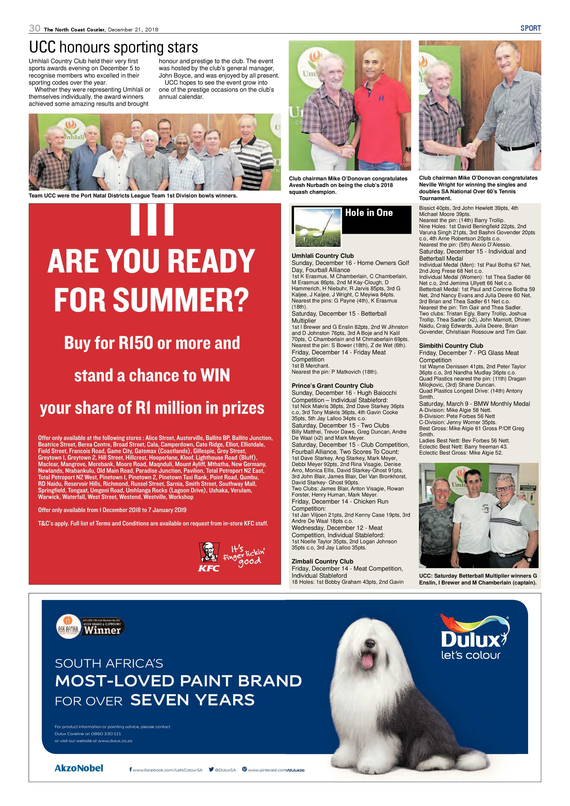 The North Coast Courier – 21 December 2018 page 30