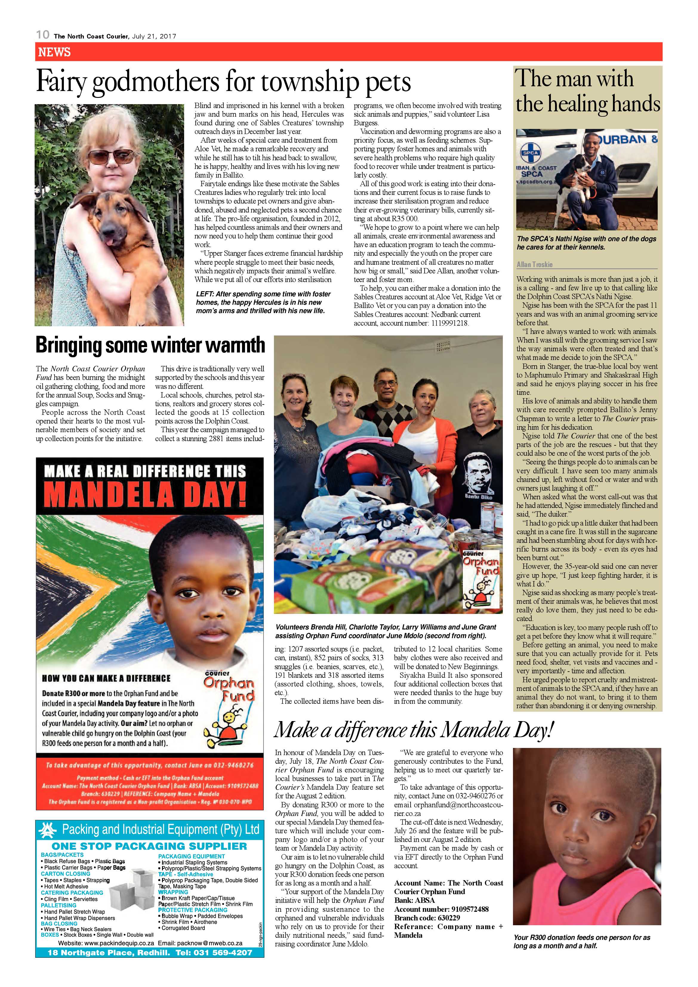 The North Coast Courier – 21 July 2017 page 10
