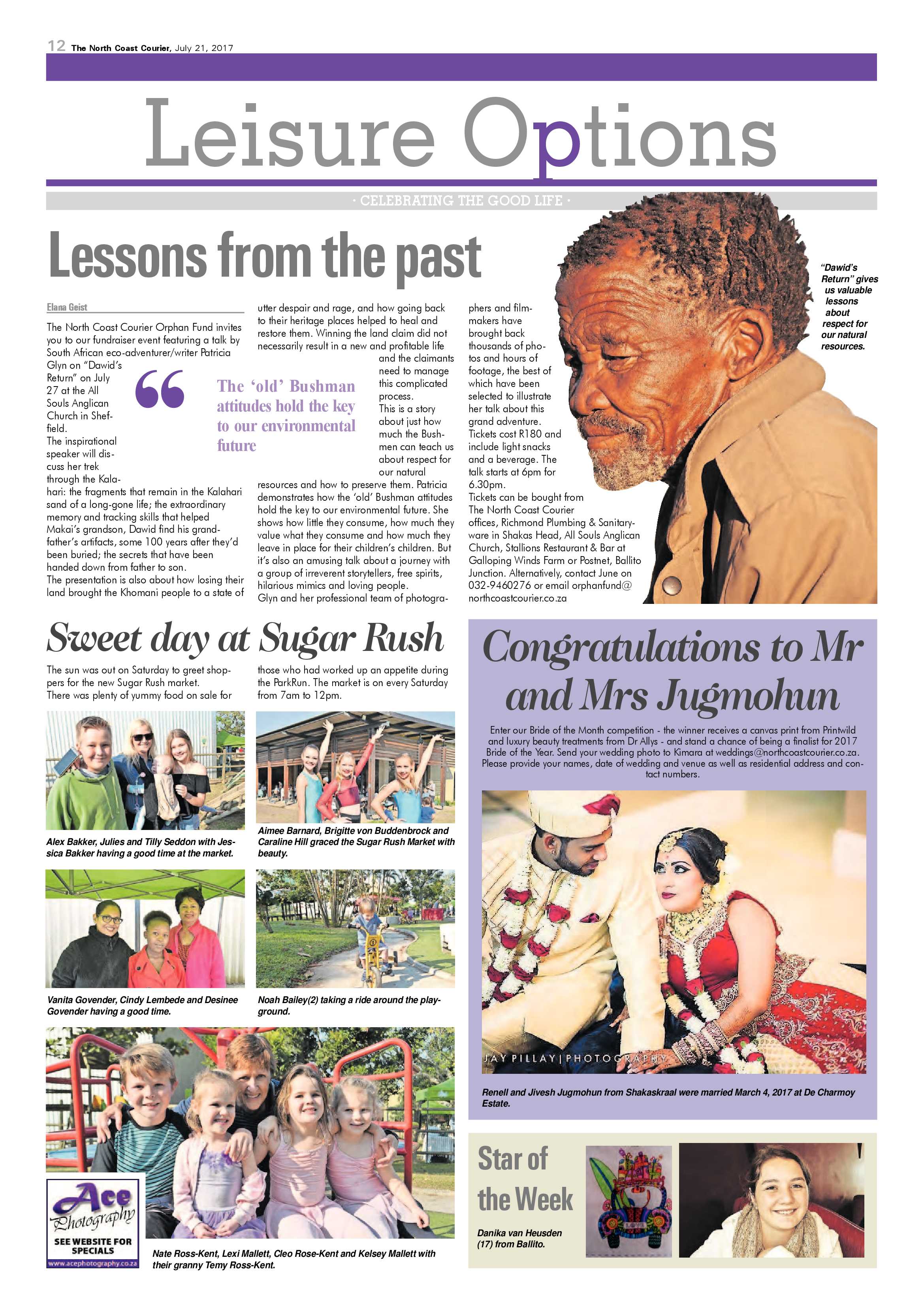 The North Coast Courier – 21 July 2017 page 12