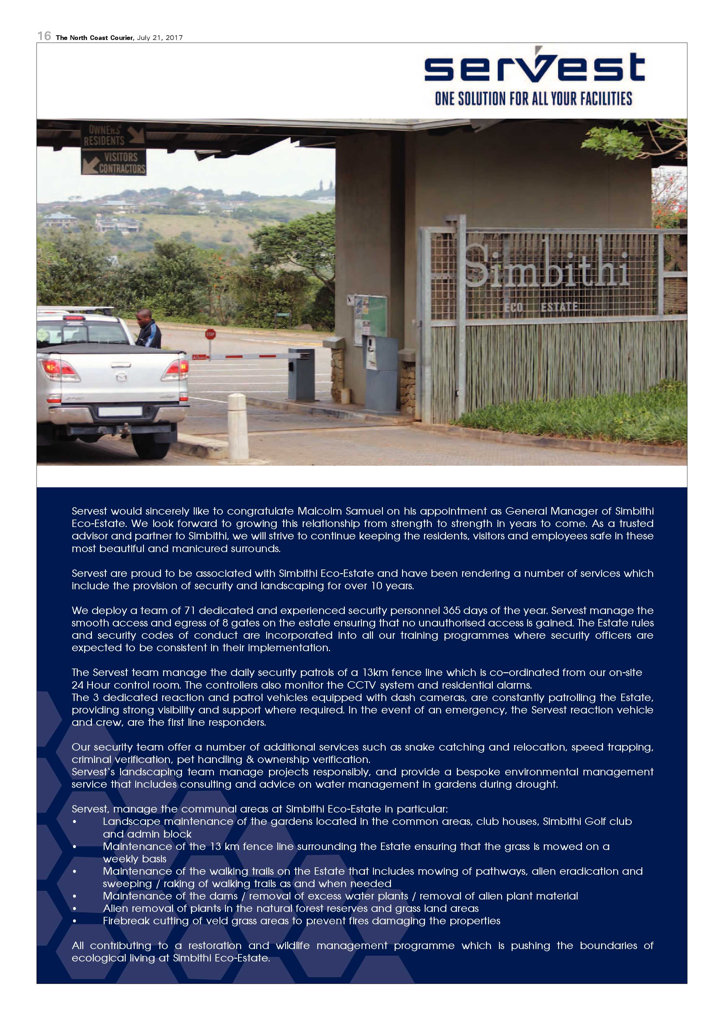The North Coast Courier – 21 July 2017 page 16