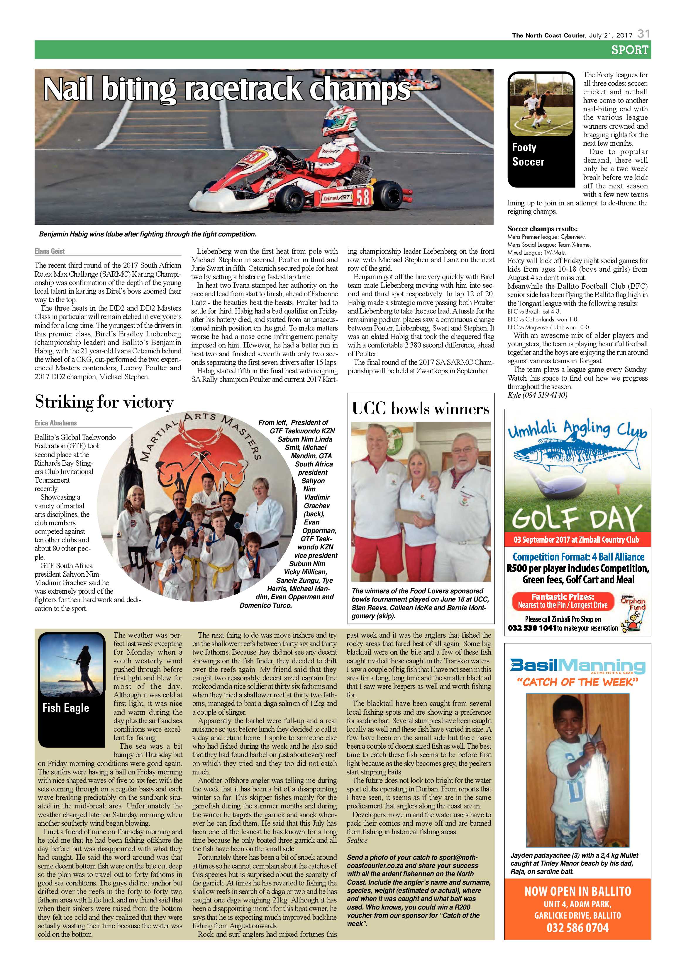 The North Coast Courier – 21 July 2017 page 31