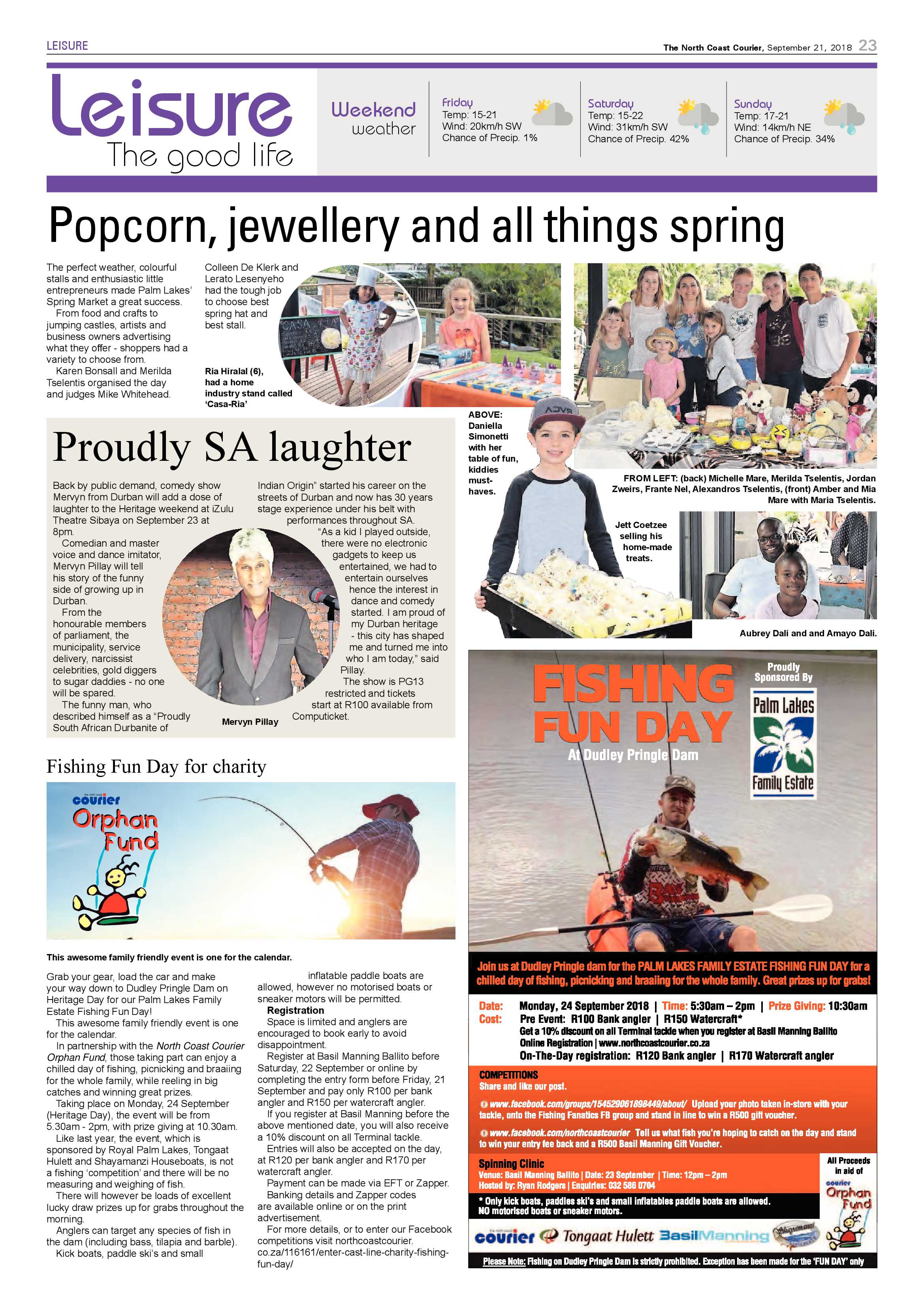 The North Coast Courier – 21 September 2018 page 23
