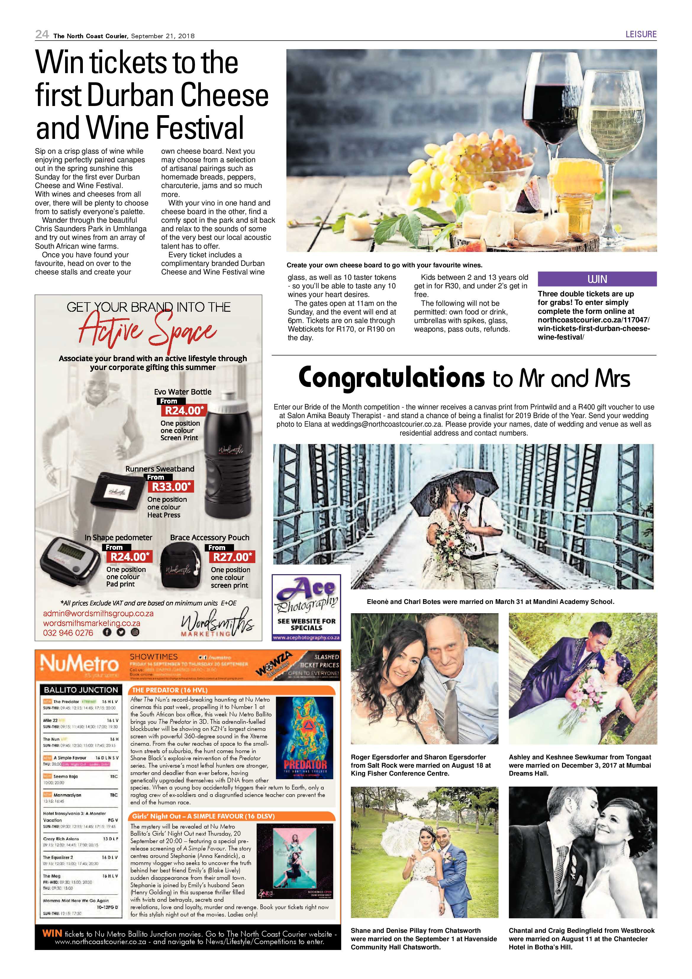 The North Coast Courier – 21 September 2018 page 24