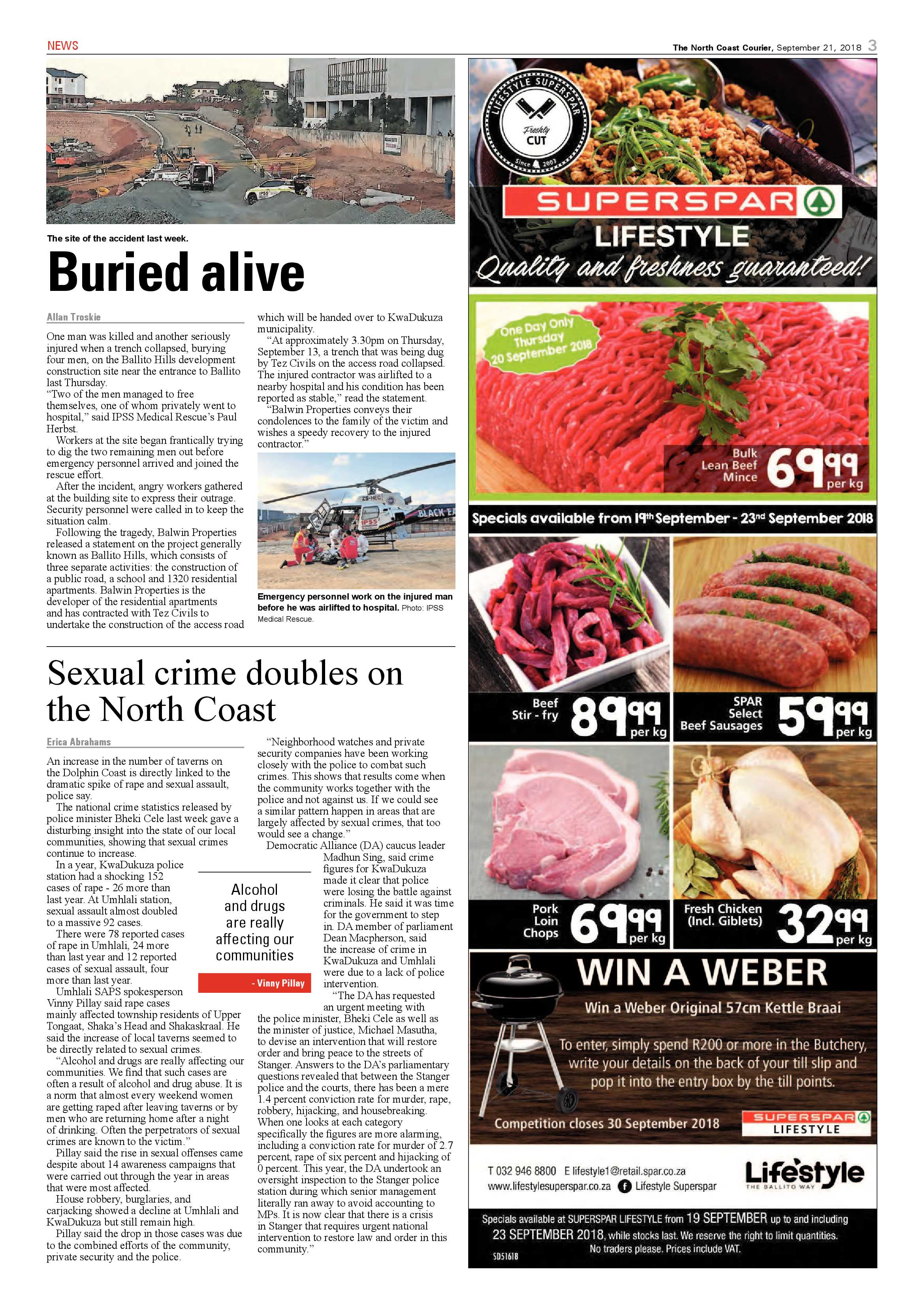 The North Coast Courier – 21 September 2018 page 3