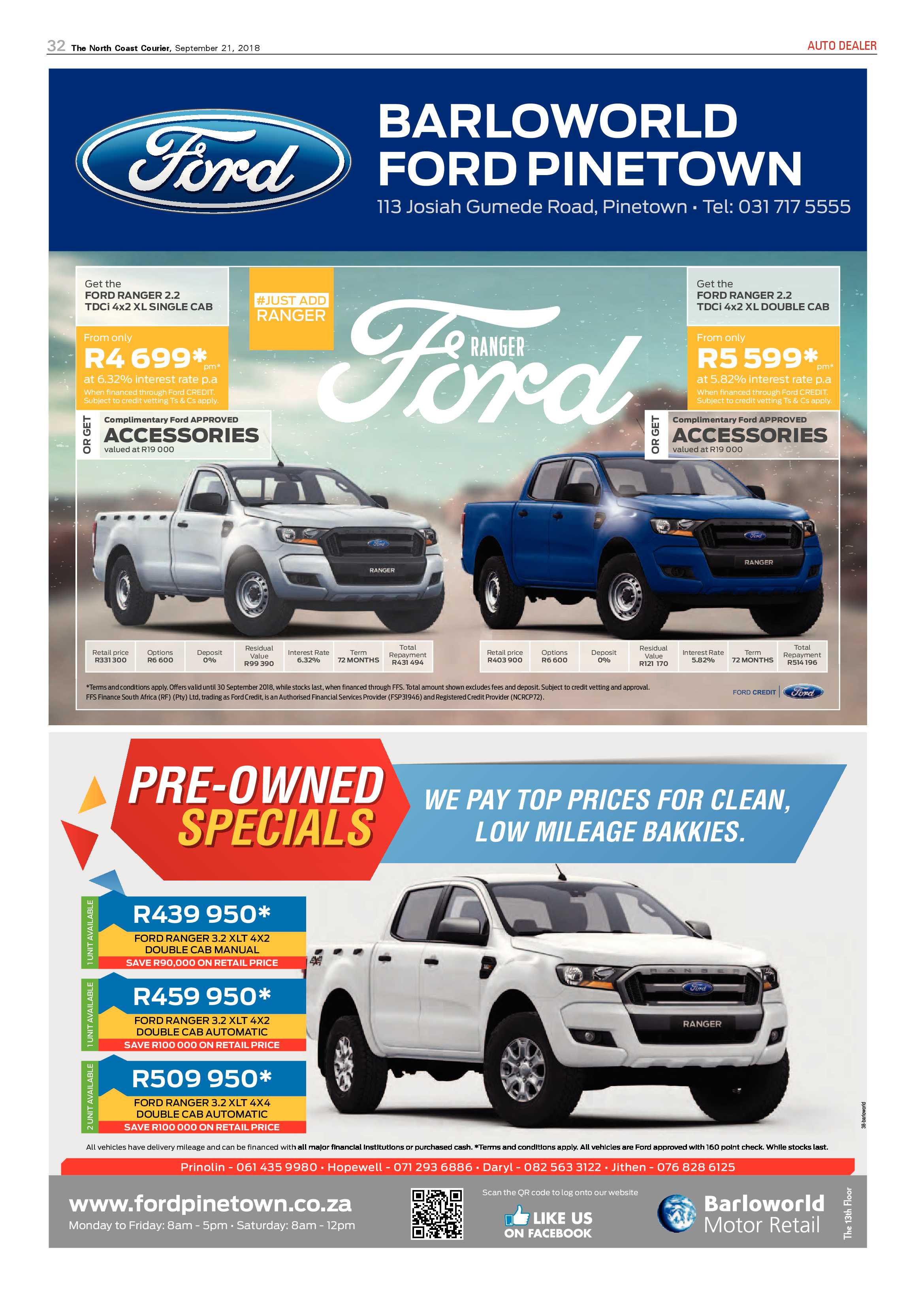 The North Coast Courier – 21 September 2018 page 32