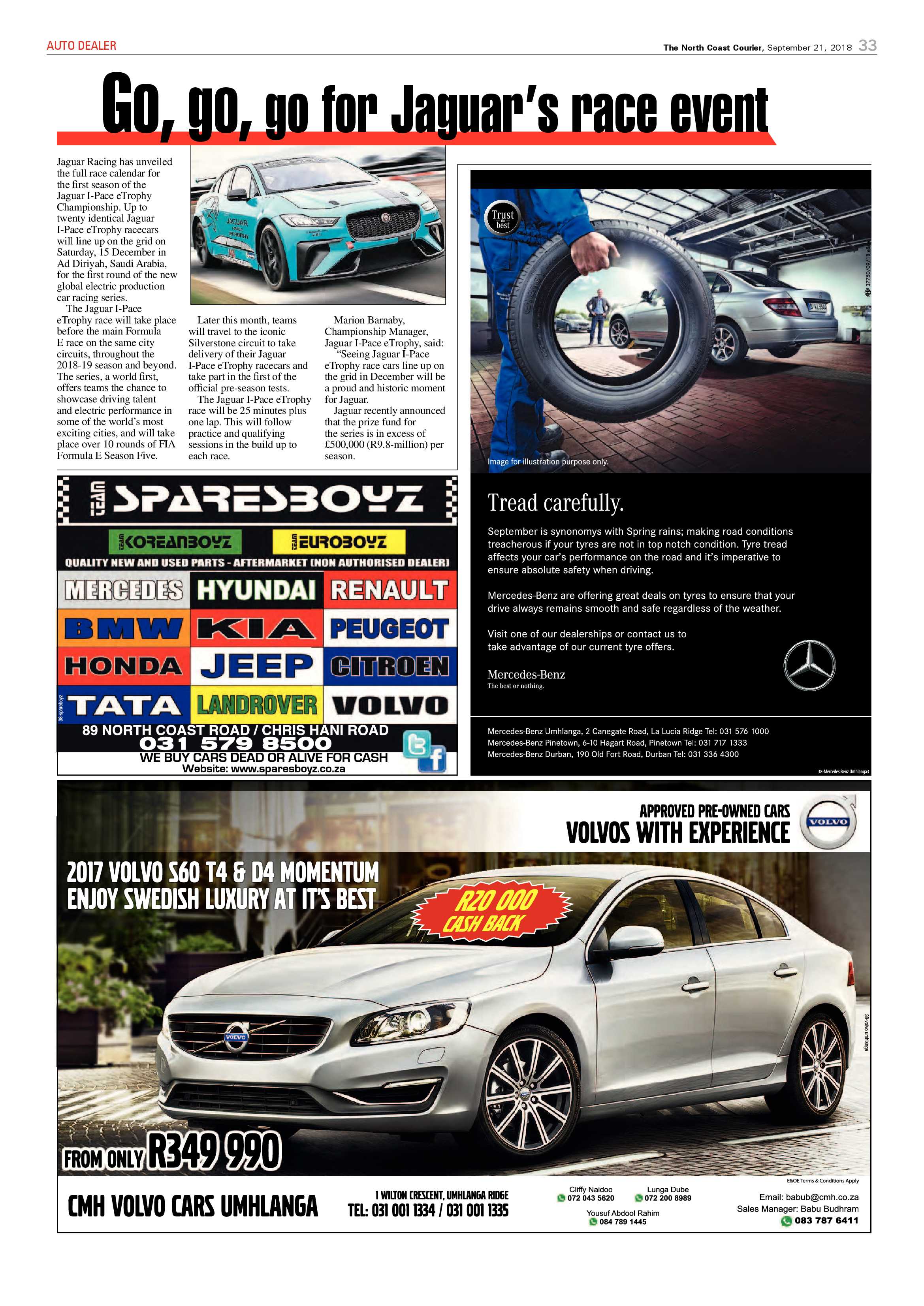 The North Coast Courier – 21 September 2018 page 33