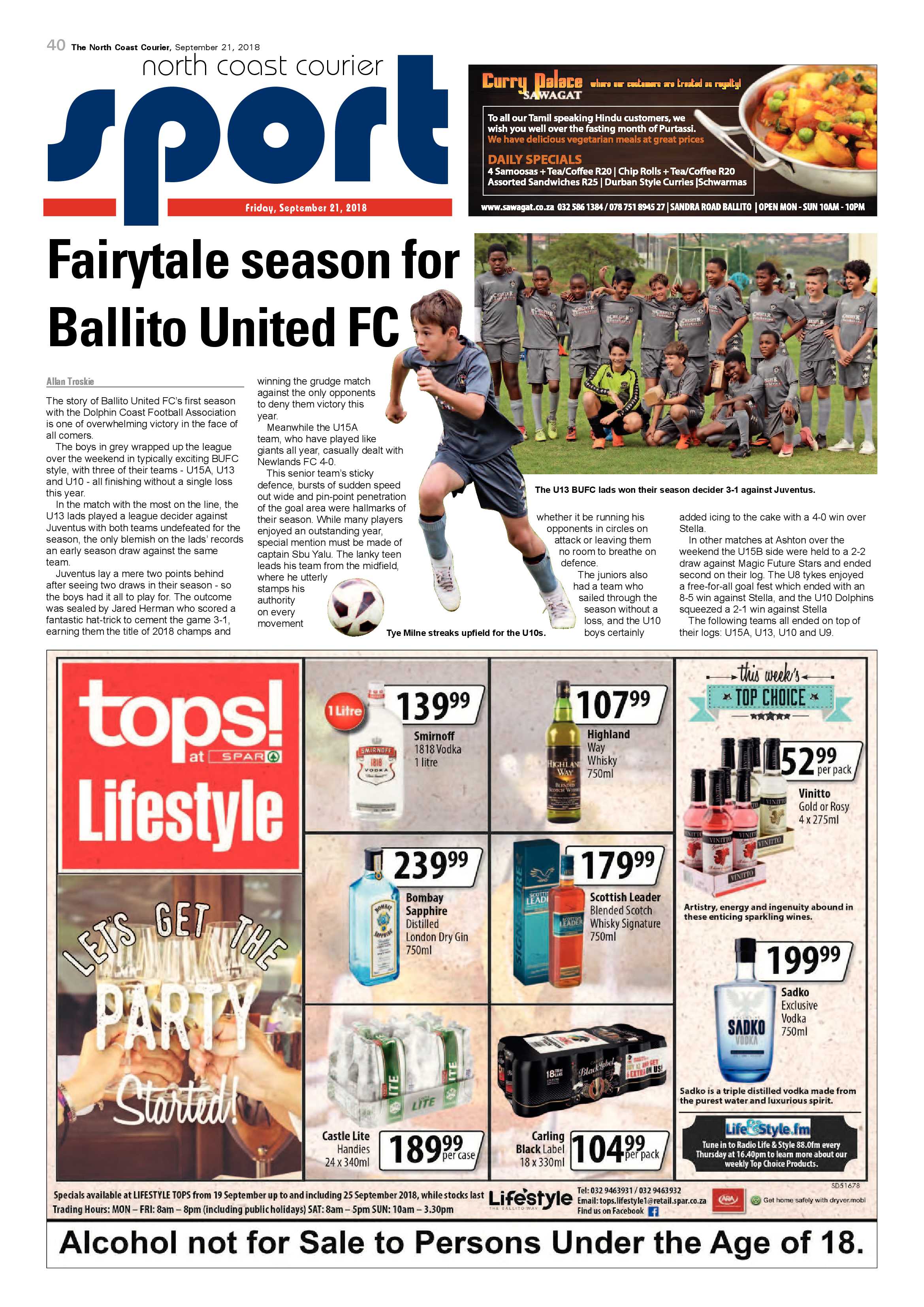 The North Coast Courier – 21 September 2018 page 40