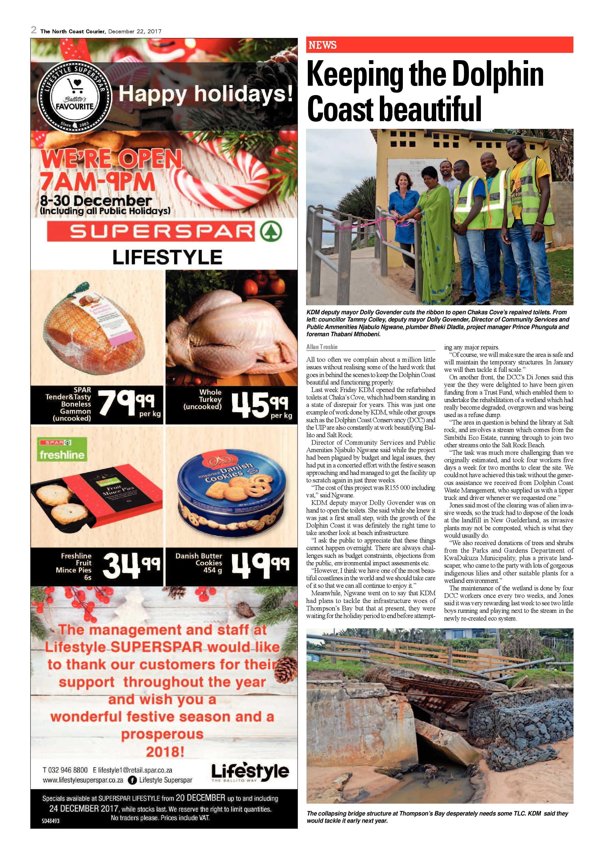 The North Coast Courier – 22 December 2017 page 2