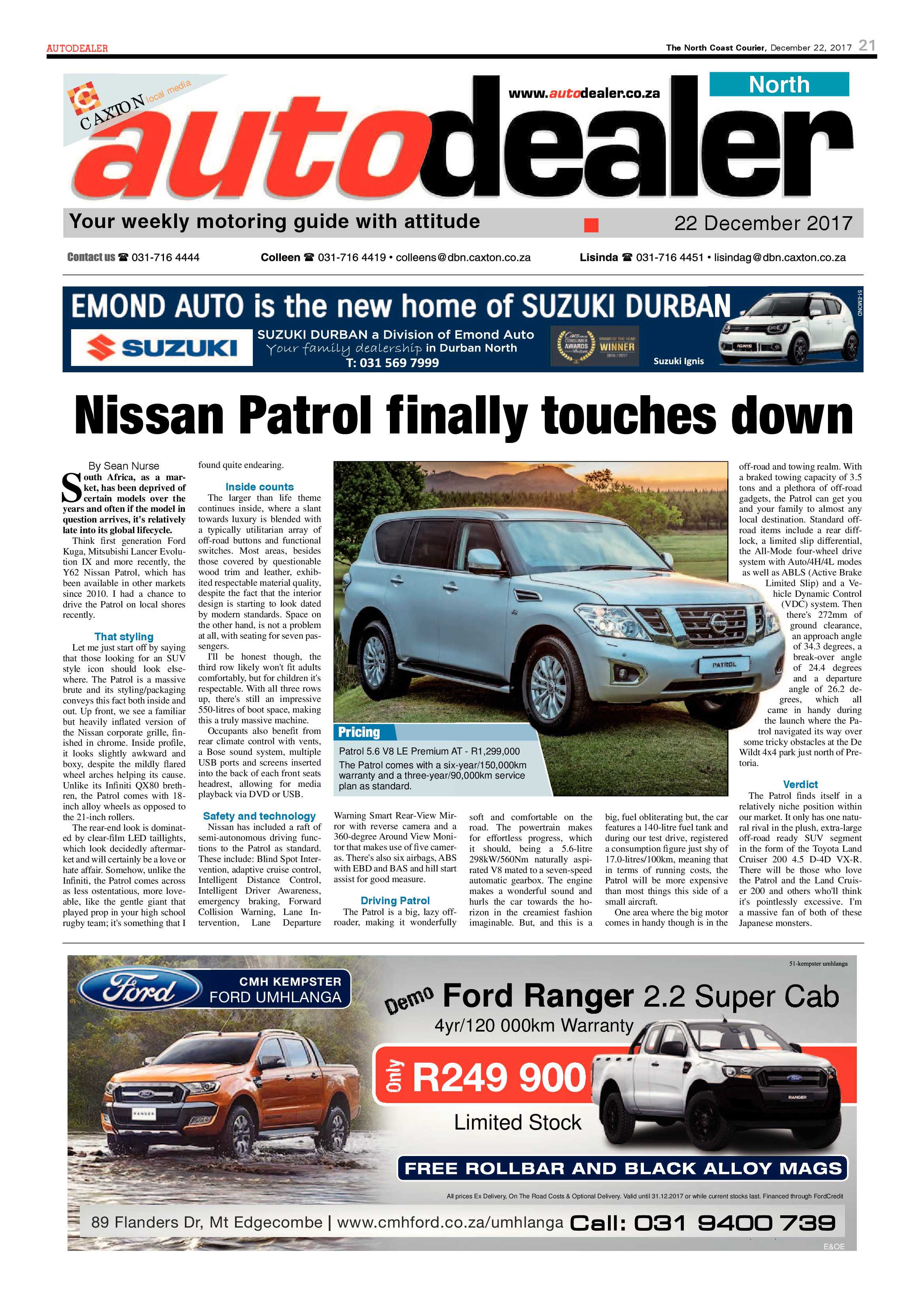 The North Coast Courier – 22 December 2017 page 21